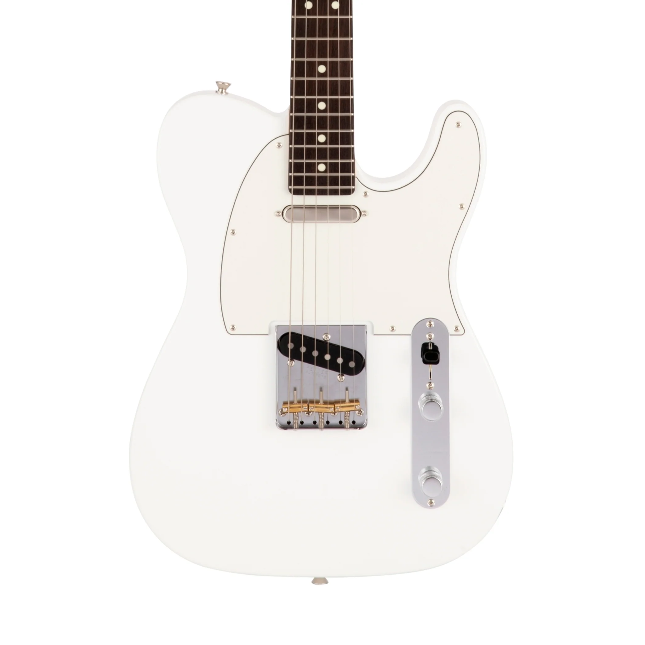 Fender Japan Hybrid II Telecaster Electric Guitar, RW FB, Arctic White - Image 3
