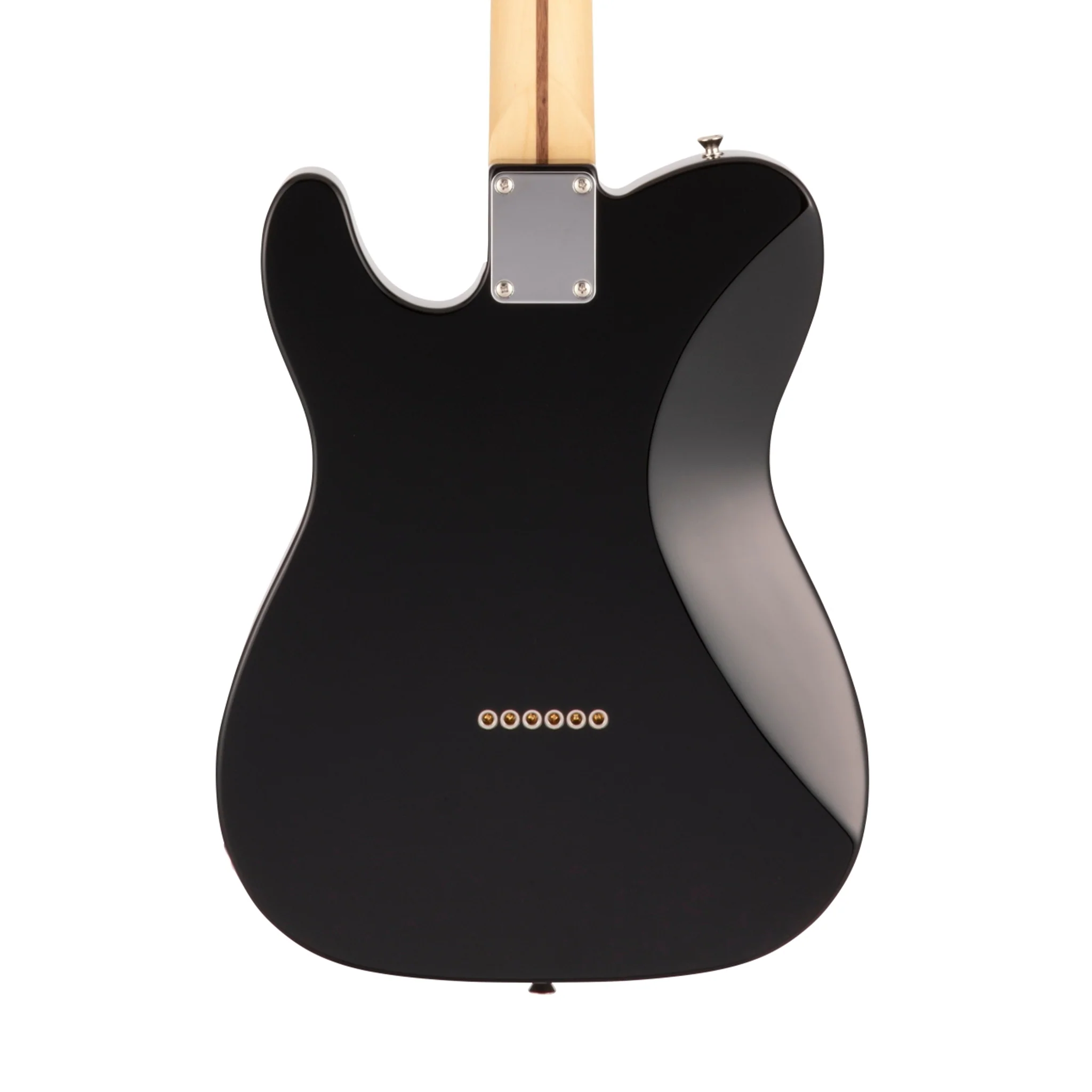 Fender Japan Hybrid II Telecaster Electric Guitar, RW FB, Black - Image 4