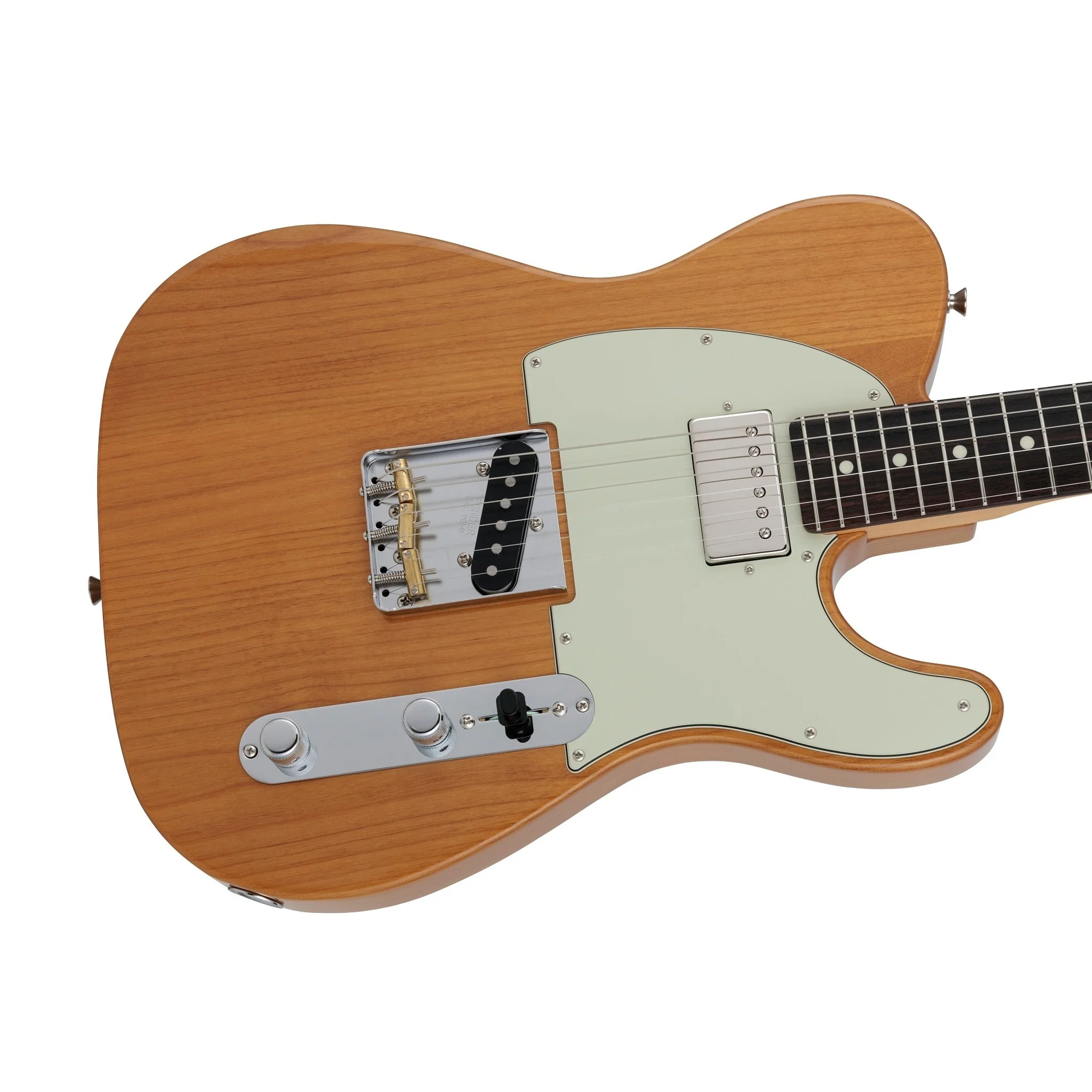 Fender Japan Hybrid II Telecaster SH Electric Guitar, RW FB, Vintage Natural - Image 5