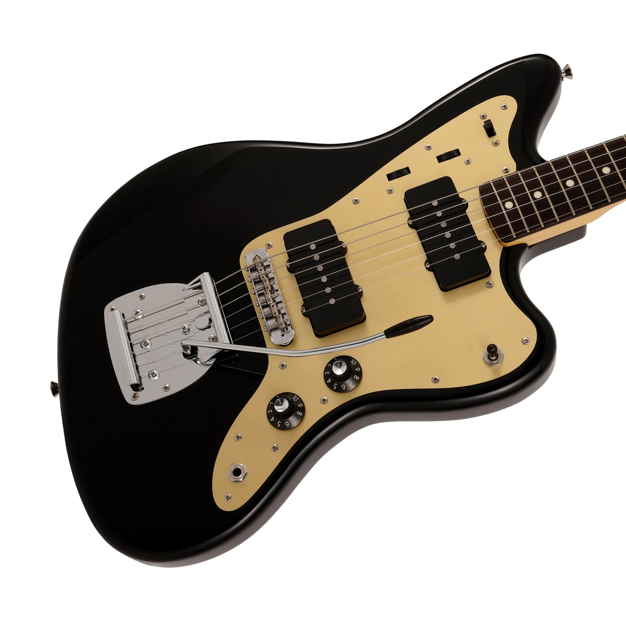 Fender Japan Inoran Signature Jazzmaster Electric Guitar, RW FB, Black - Image 3