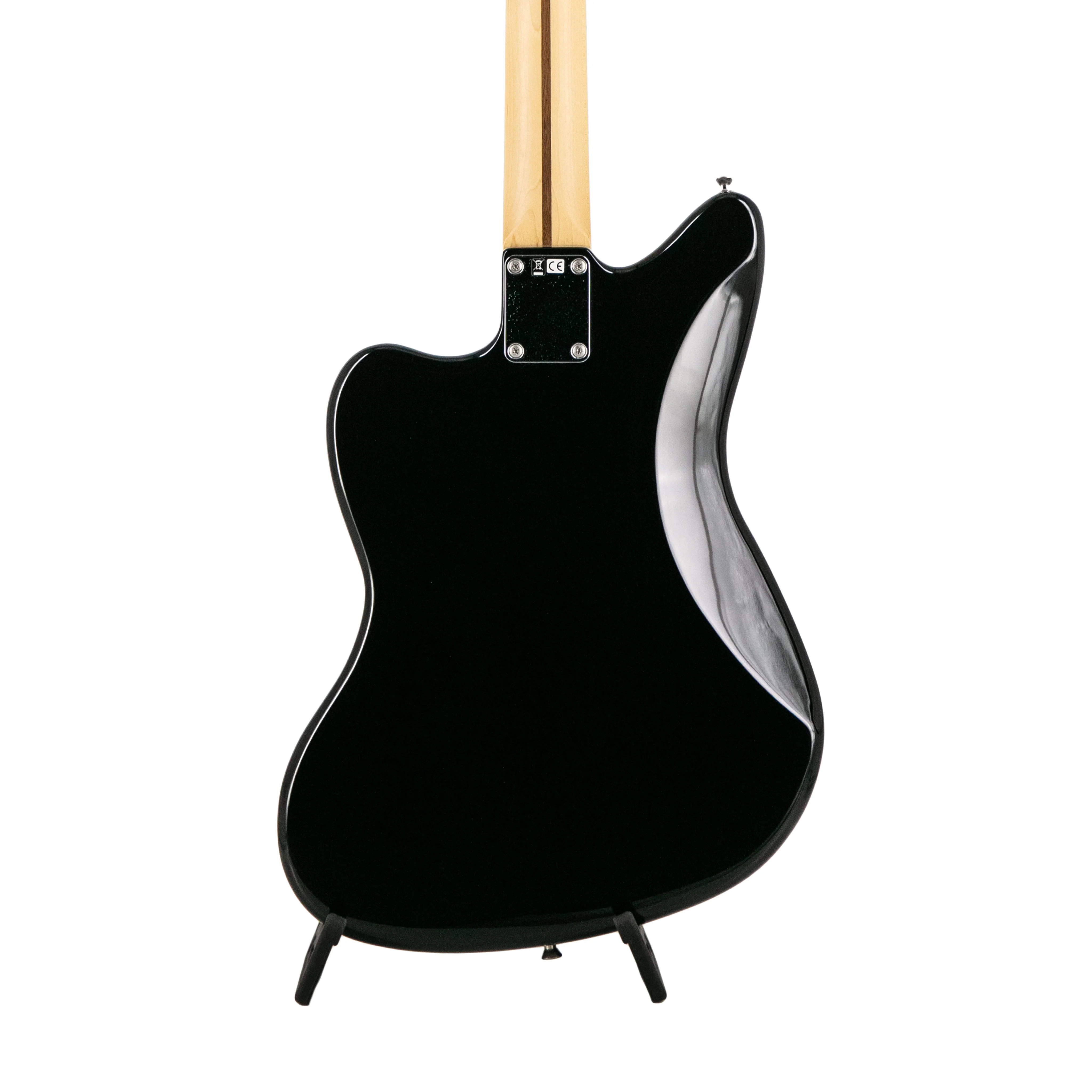 Fender Japan Junior Collection Jazzmaster Electric Guitar, Maple FB, Black, JD2201XXXX - Image 5