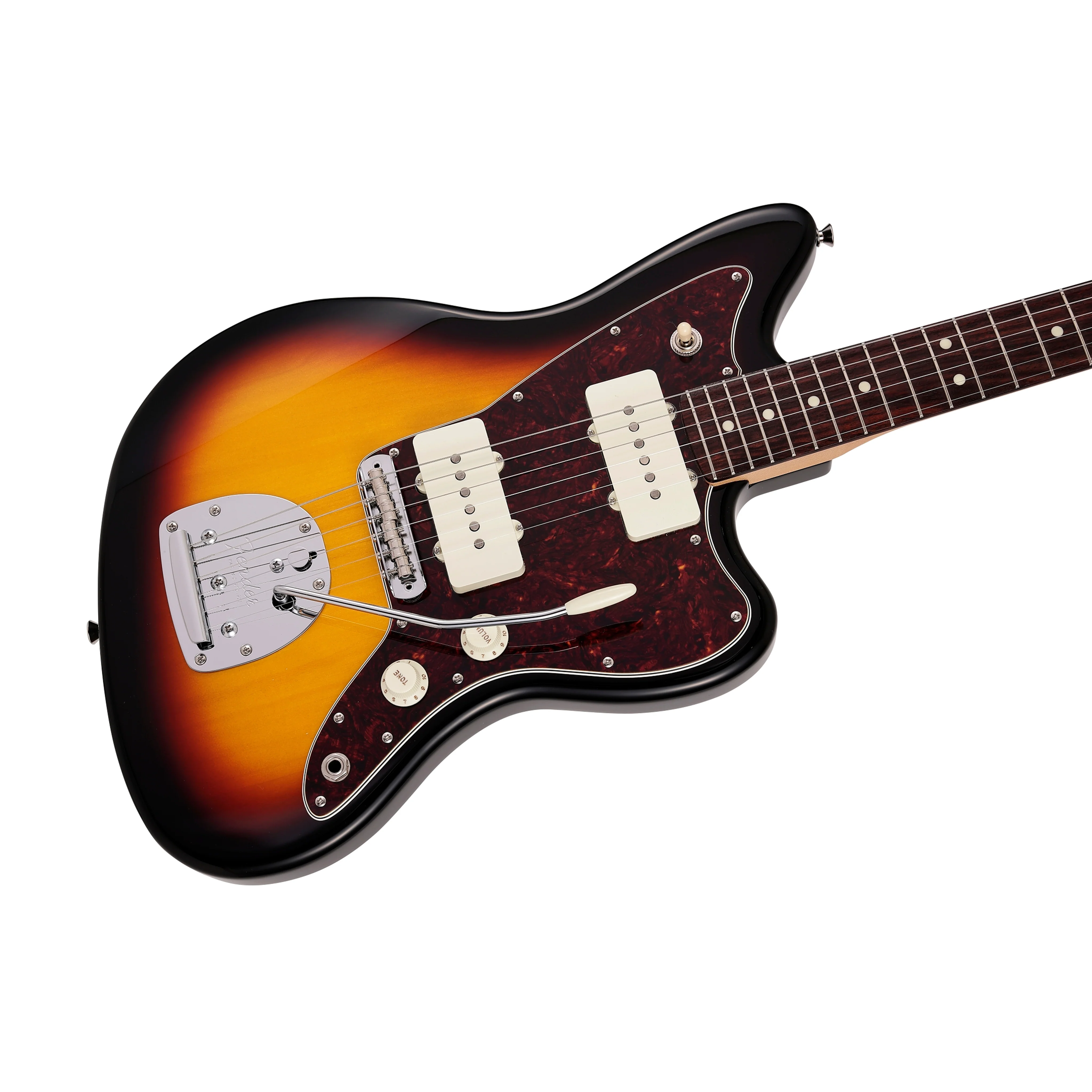 Fender Japan Junior Collection Jazzmaster Electric Guitar, RW FB, 3-Color Sunburst - Image 5