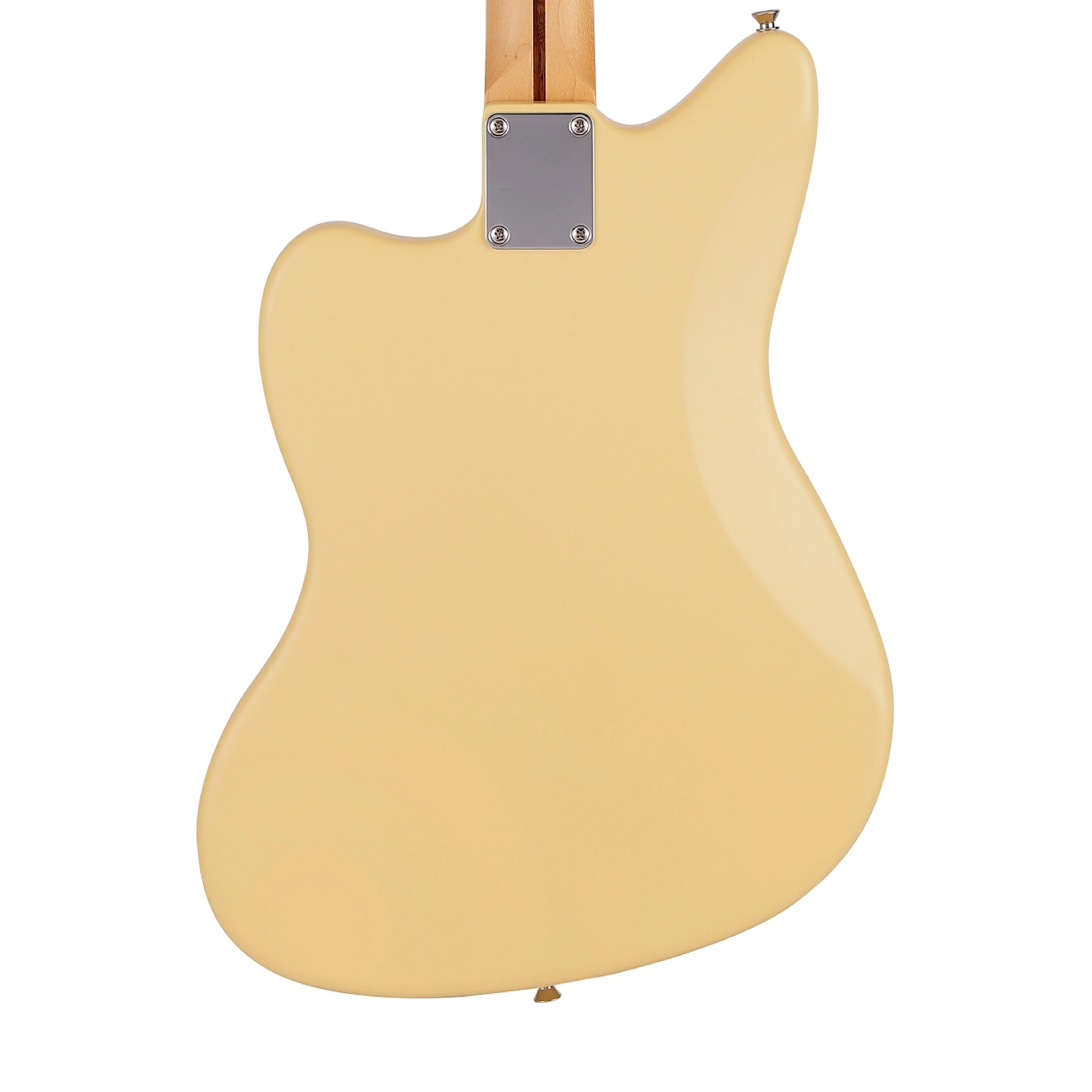 Fender Japan Junior Collection Jazzmaster Electric Guitar, RW FB, Satin Vintage White - Image 4