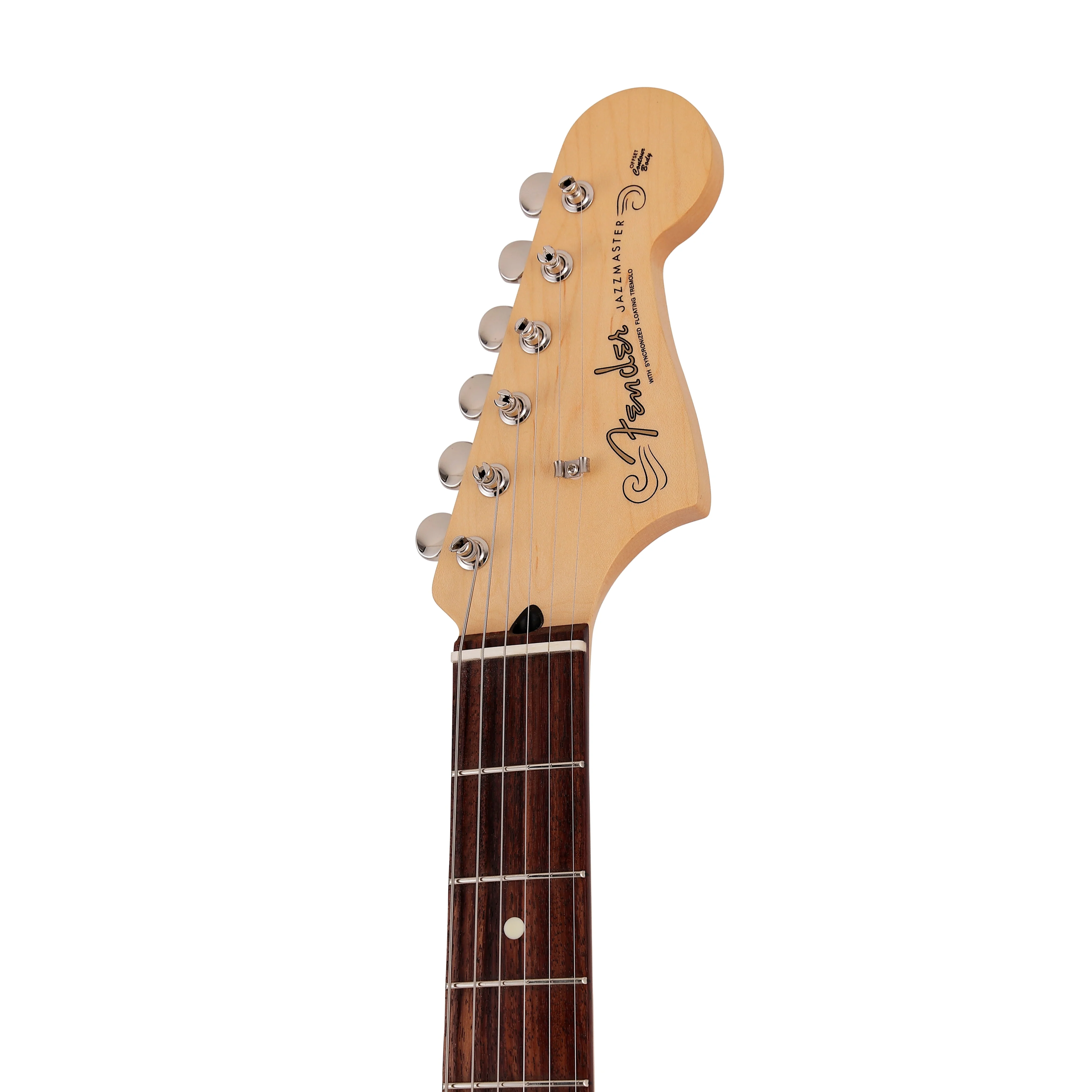 Fender Japan Junior Collection Jazzmaster Electric Guitar, RW FB, Satin Vintage White - Image 6