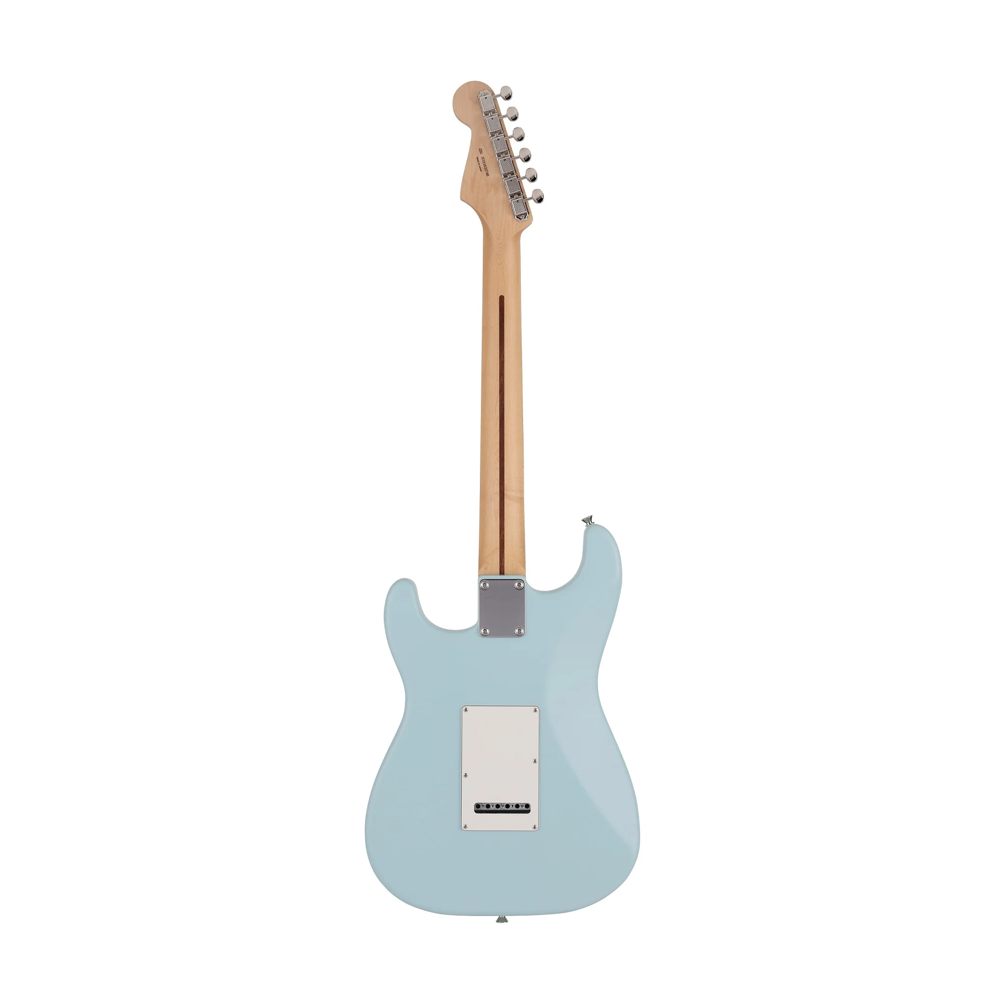 Fender Japan Junior Collection Stratocaster Electric Guitar, Maple FB, Satin Daphne Blue - Image 2
