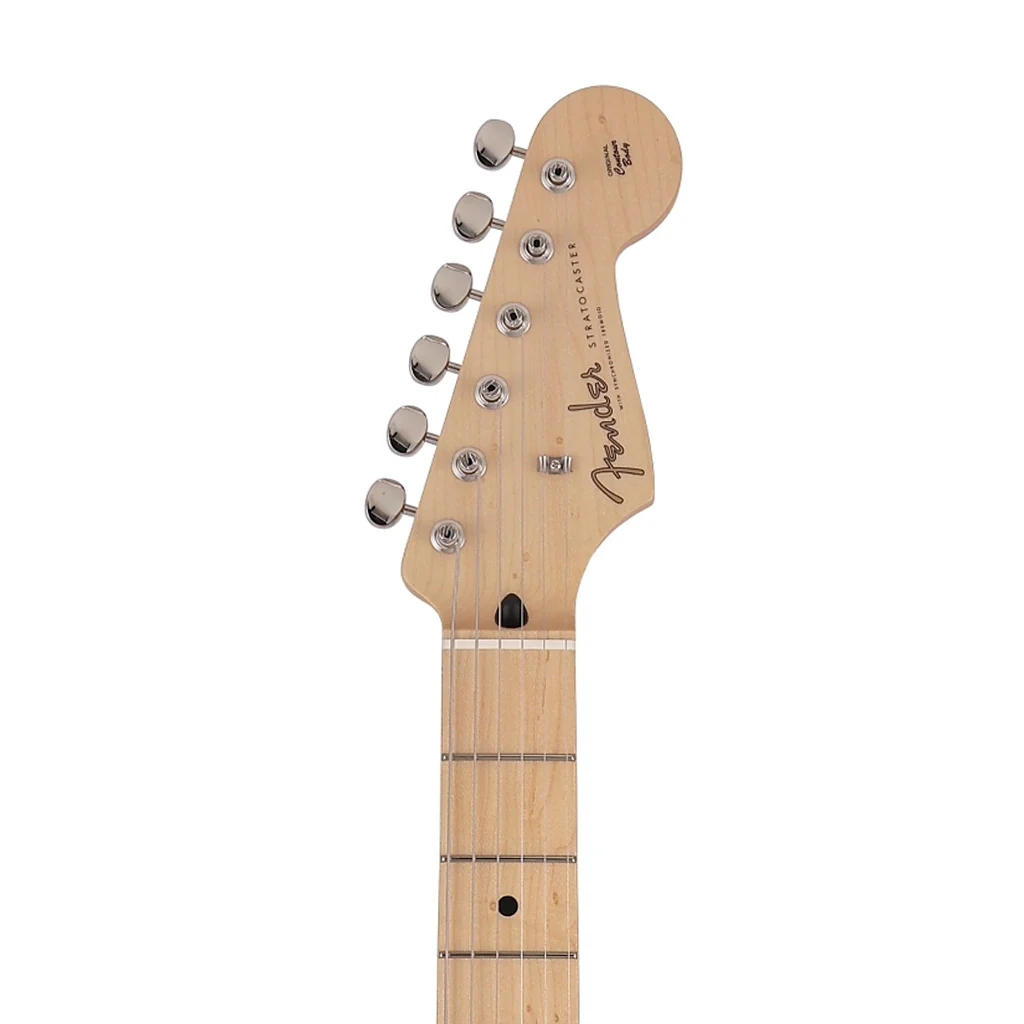 Fender Japan Junior Collection Stratocaster Electric Guitar, Maple FB, Satin Shell Pink - Image 6