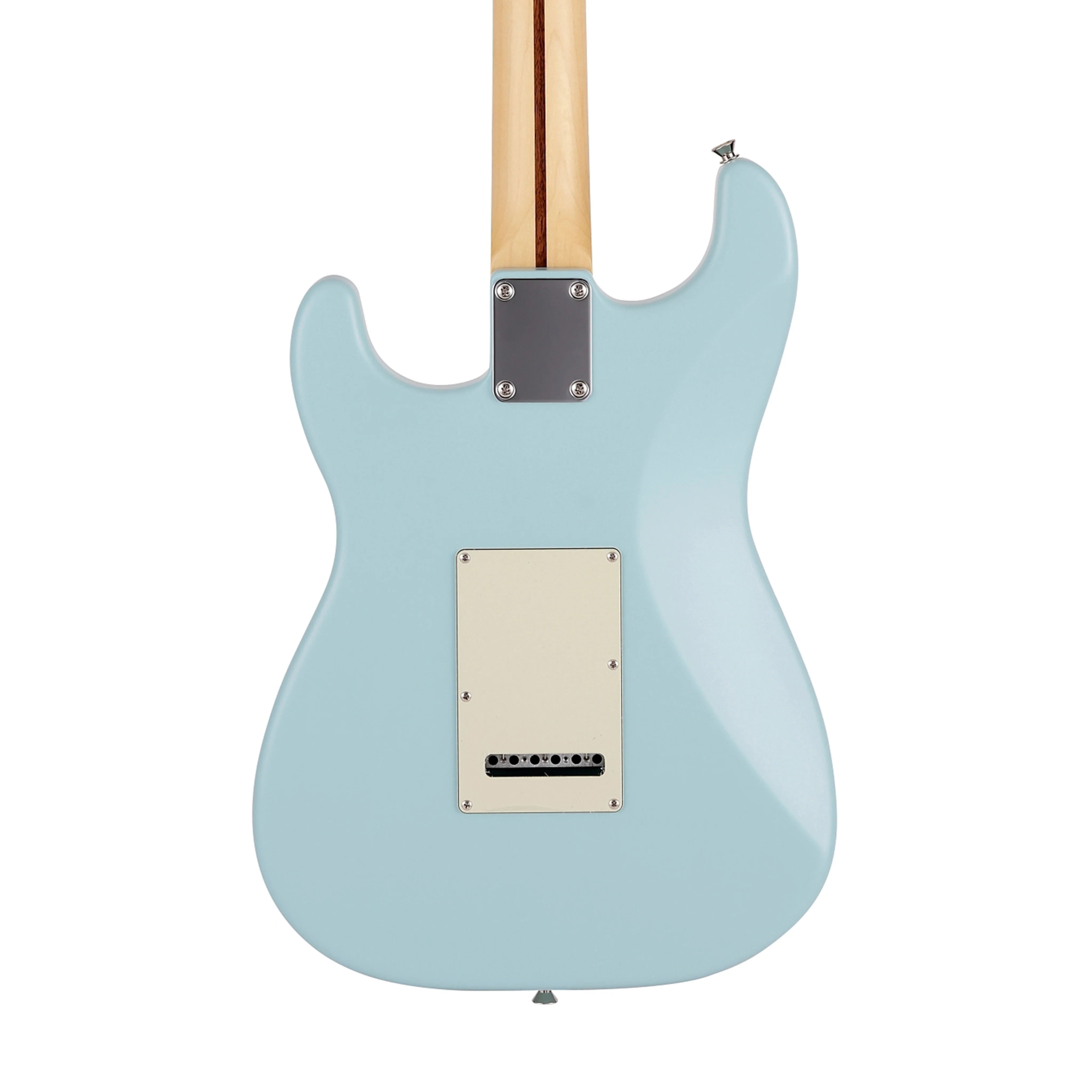 Fender Japan Junior Collection Stratocaster Electric Guitar, RW FB, Satin Daphne Blue - Image 4