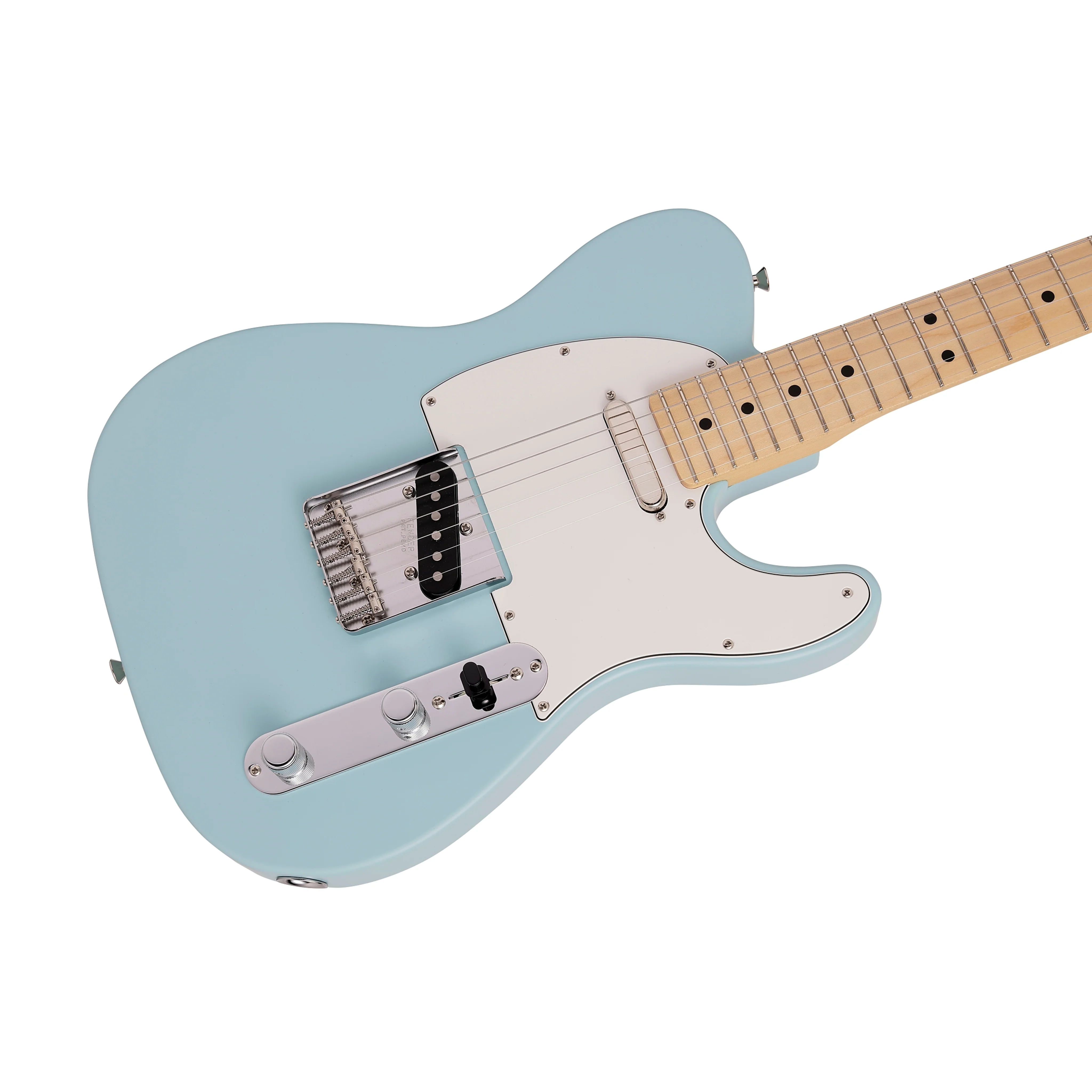 Fender Japan Junior Collection Telecaster Electric Guitar, Maple FB, Satin Daphne Blue - Image 5