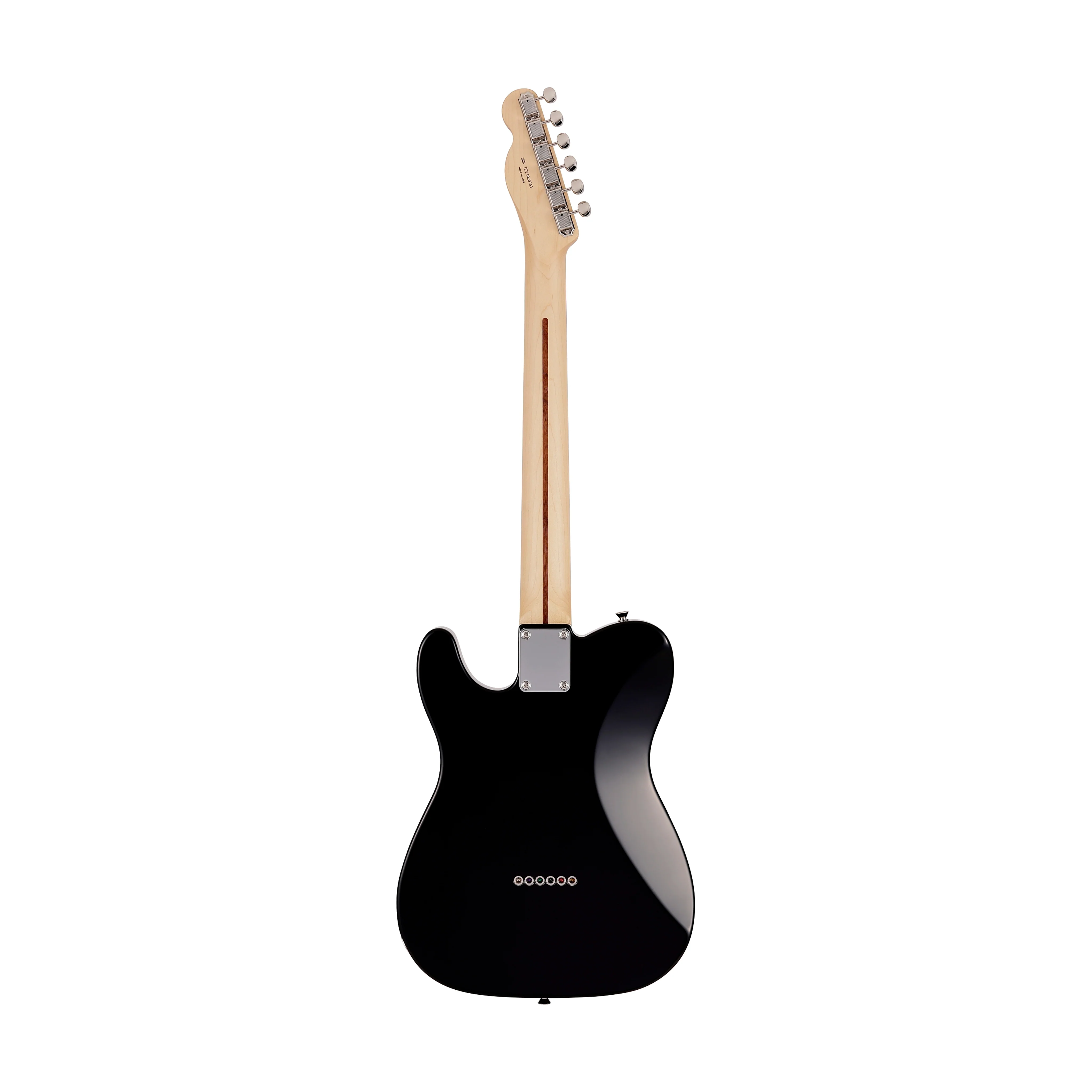 Fender Japan Junior Collection Telecaster Electric Guitar, RW FB, Black - Image 2