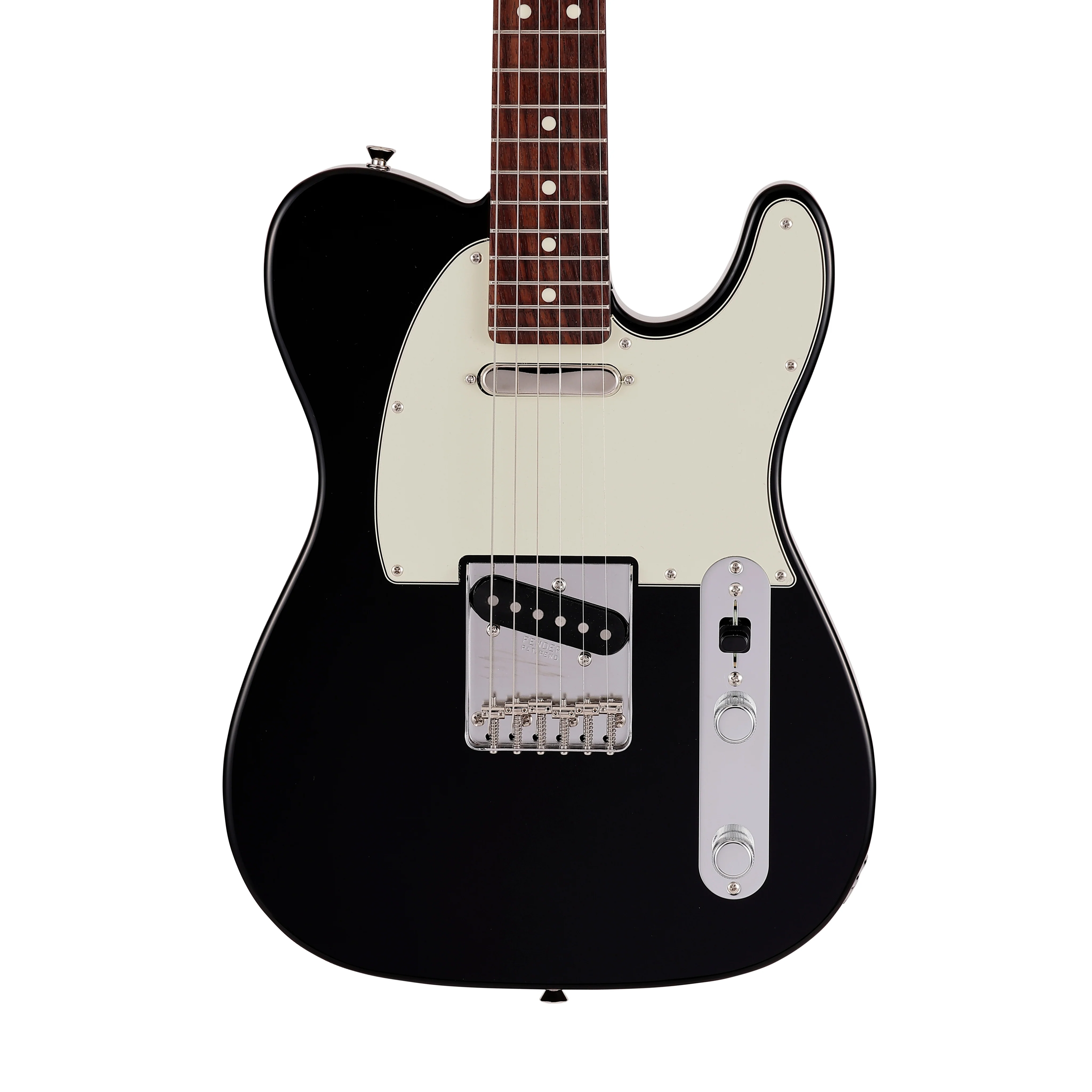Fender Japan Junior Collection Telecaster Electric Guitar, RW FB, Black - Image 3