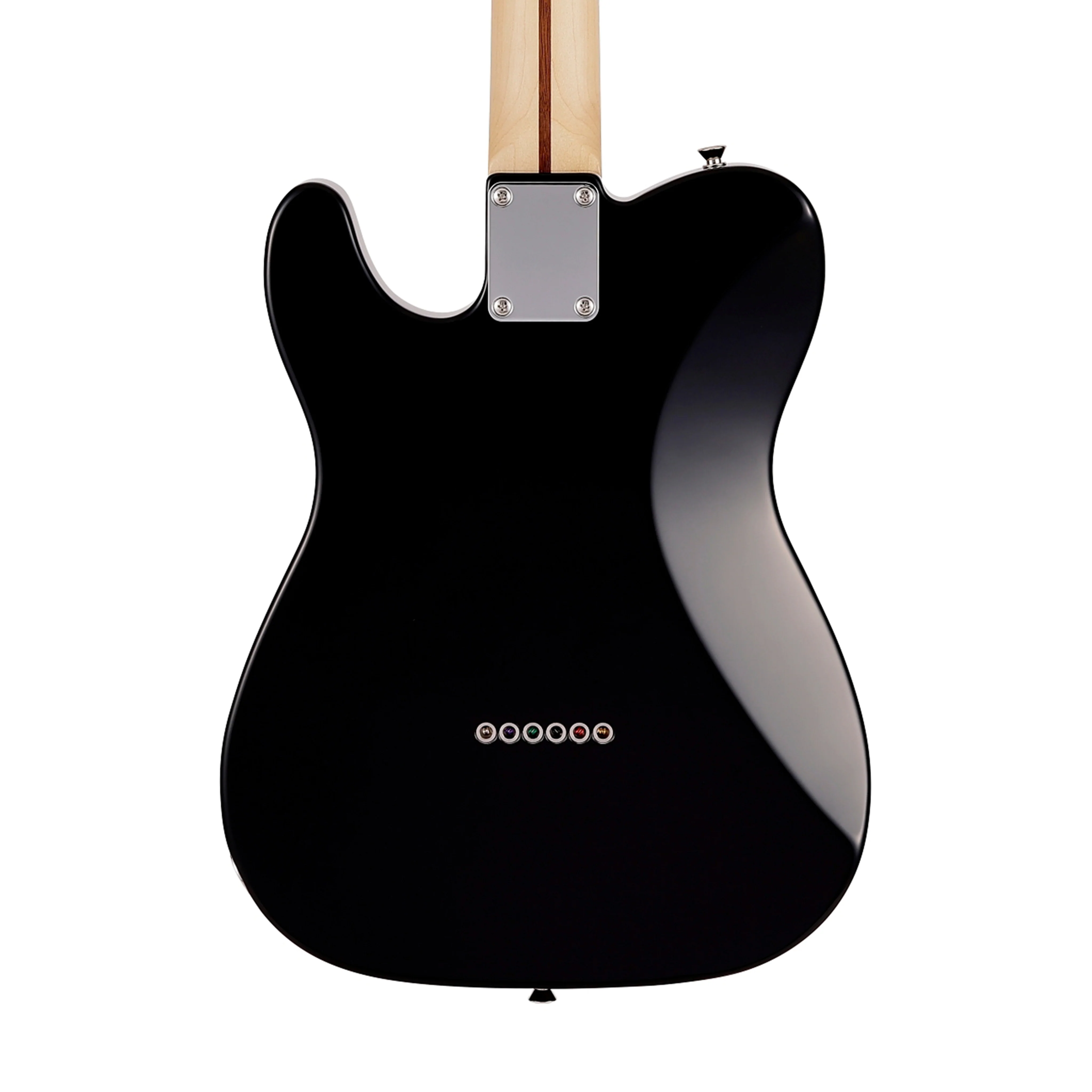 Fender Japan Junior Collection Telecaster Electric Guitar, RW FB, Black - Image 4