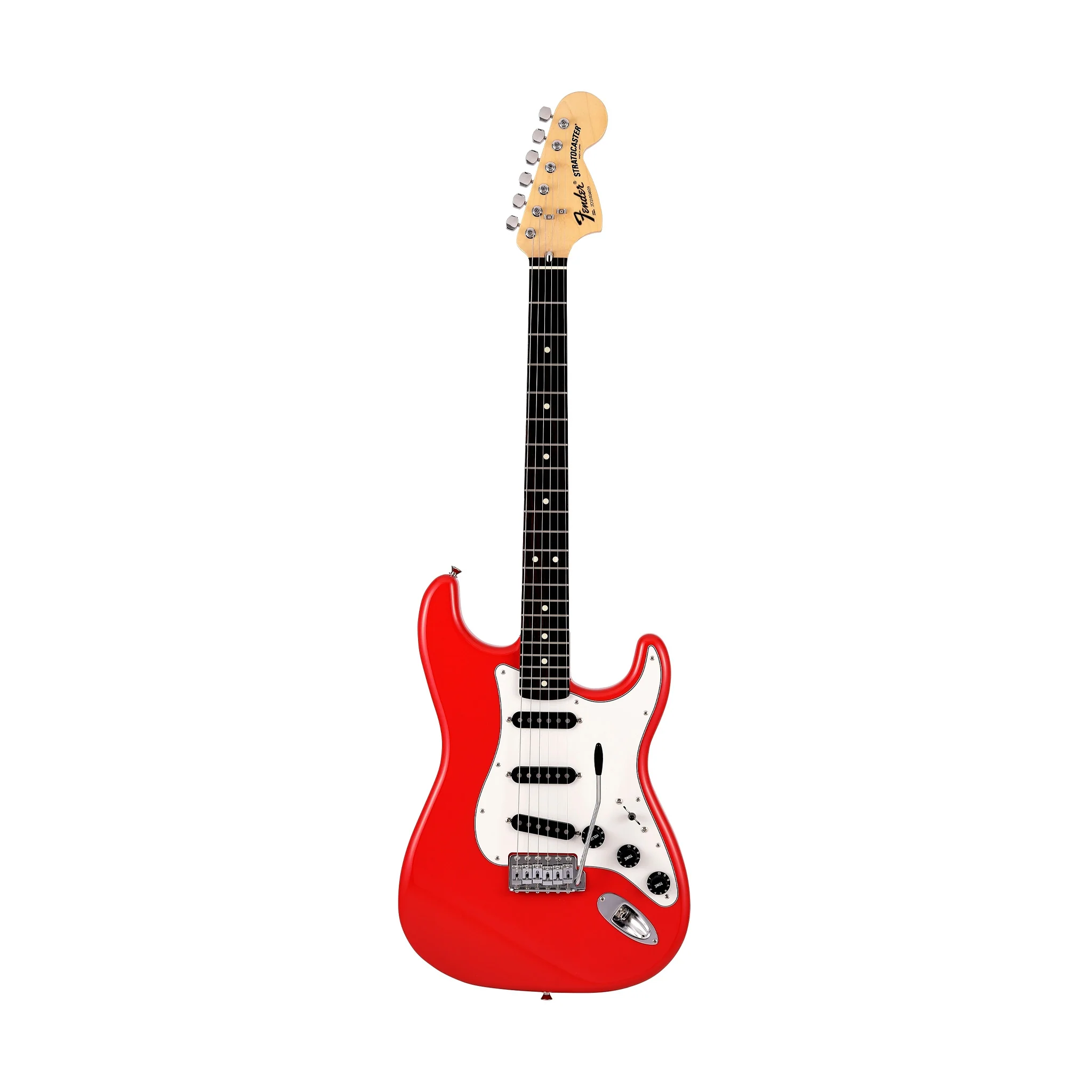 Fender Japan Limited International Color Stratocaster Electric Guitar, RW FB, Morocco Red