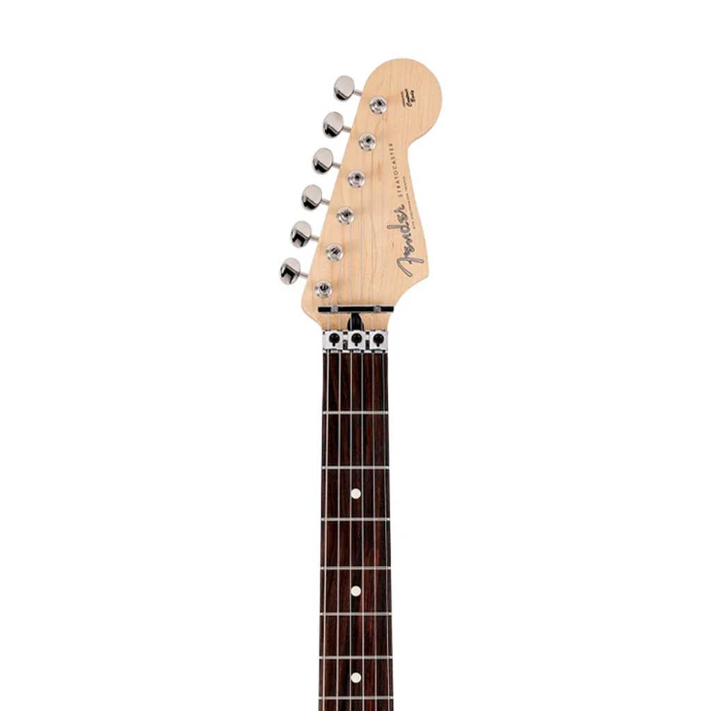 Fender Japan Ltd Ed Stratocaster Floyd Rose Electric Guitar, RW FB, Black - Image 6