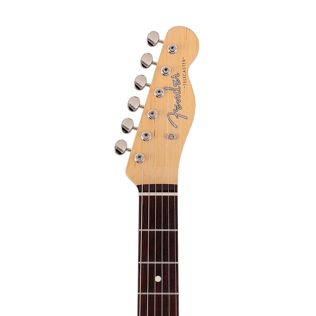 Fender Japan Ltd Ed Traditional 60s Telecaster Electric Guitar w/Bigsby, RW FB, Vintage White - Image 6