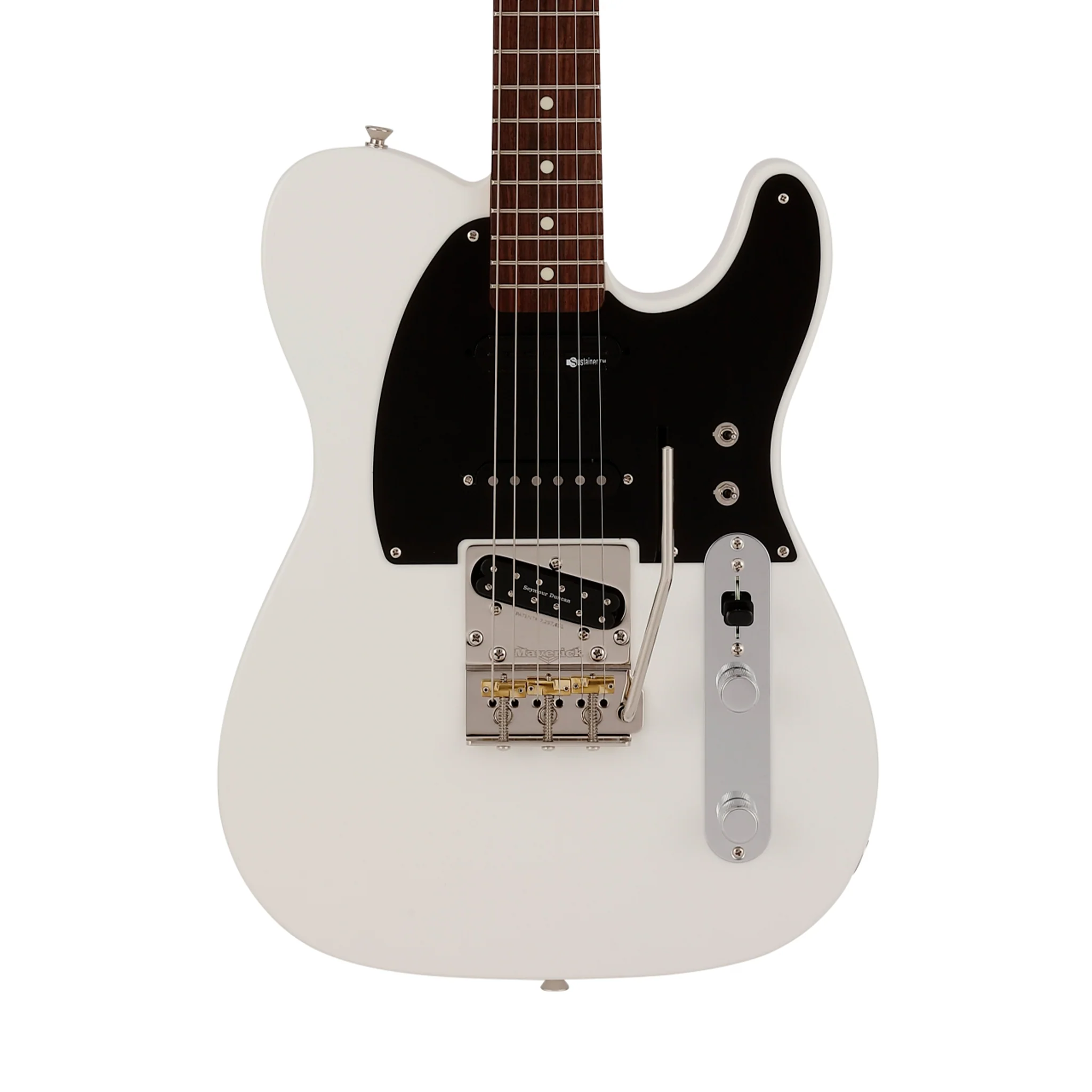 Fender Japan Miyavi Telecaster Electric Guitar, RW FB, Arctic White - Image 3