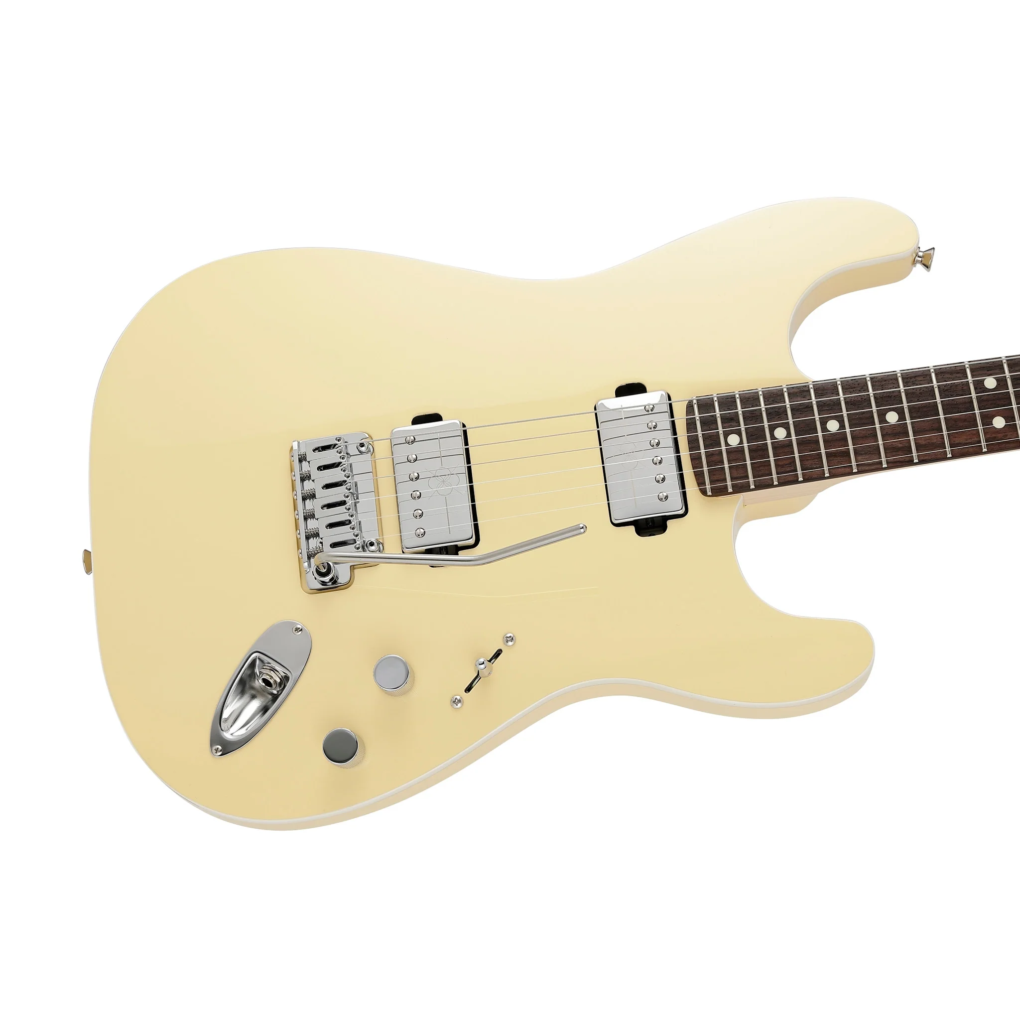 Fender Japan Scandal Mami Stratocaster Electric Guitar, RW FB, Vintage White Omochi - Image 5