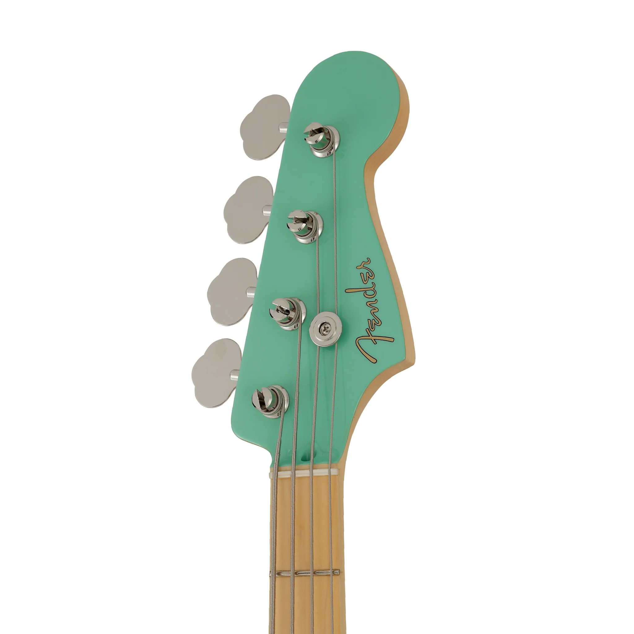 Fender Japan Silent Siren Signature Jazz Bass Guitar, Maple FB, Surf Green - Image 4