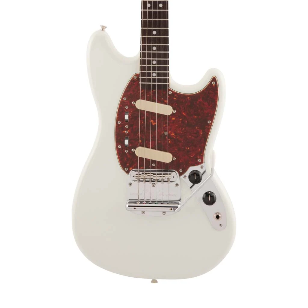 Fender Japan Traditional 60s Mustang Electric Guitar, RW FB, Olympic White - Image 3