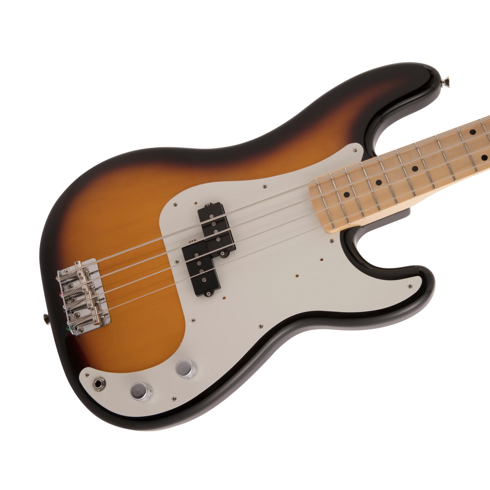 Fender Japan Traditional II 50s Precision Bass Guitar, Maple FB, 2-Tone Sunburst - Image 5