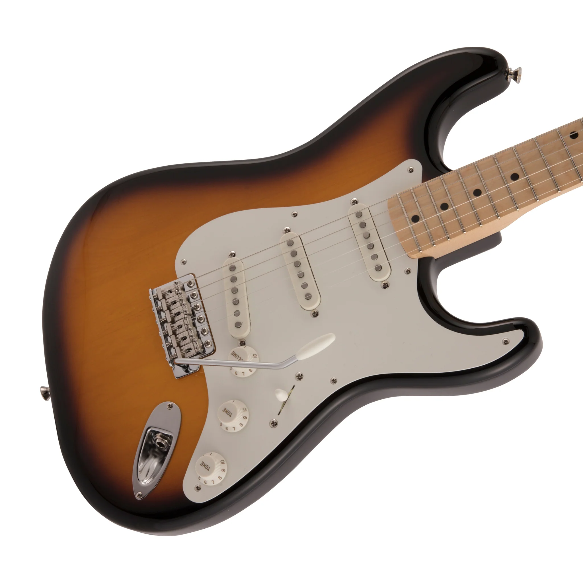 Fender Japan Traditional II 50s Stratocaster Electric Guitar, Maple FB, 2-Tone Sunburst - Image 5