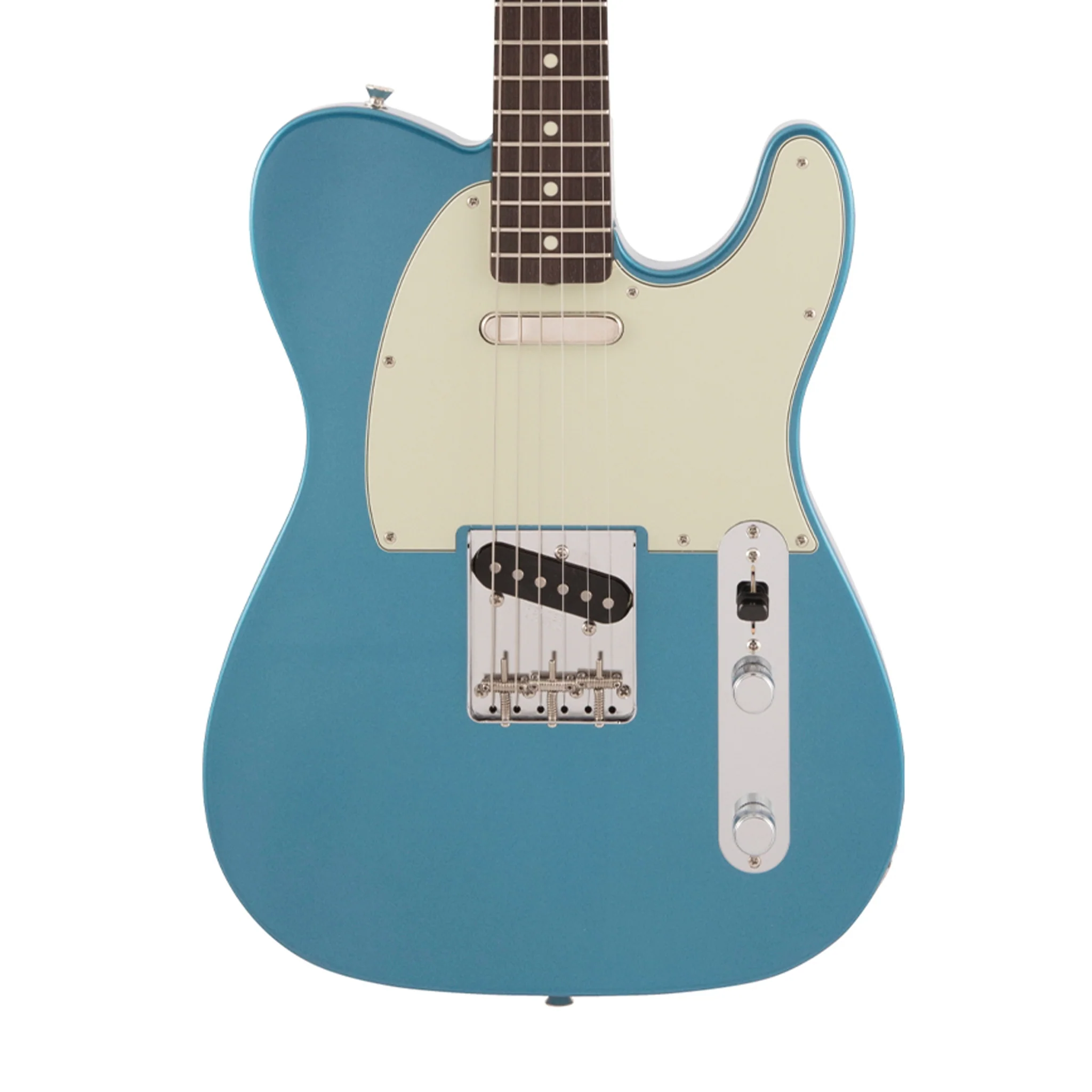 Fender Japan Traditional II 60s Telecaster Electric Guitar, RW FB, Lake Placid Blue - Image 3