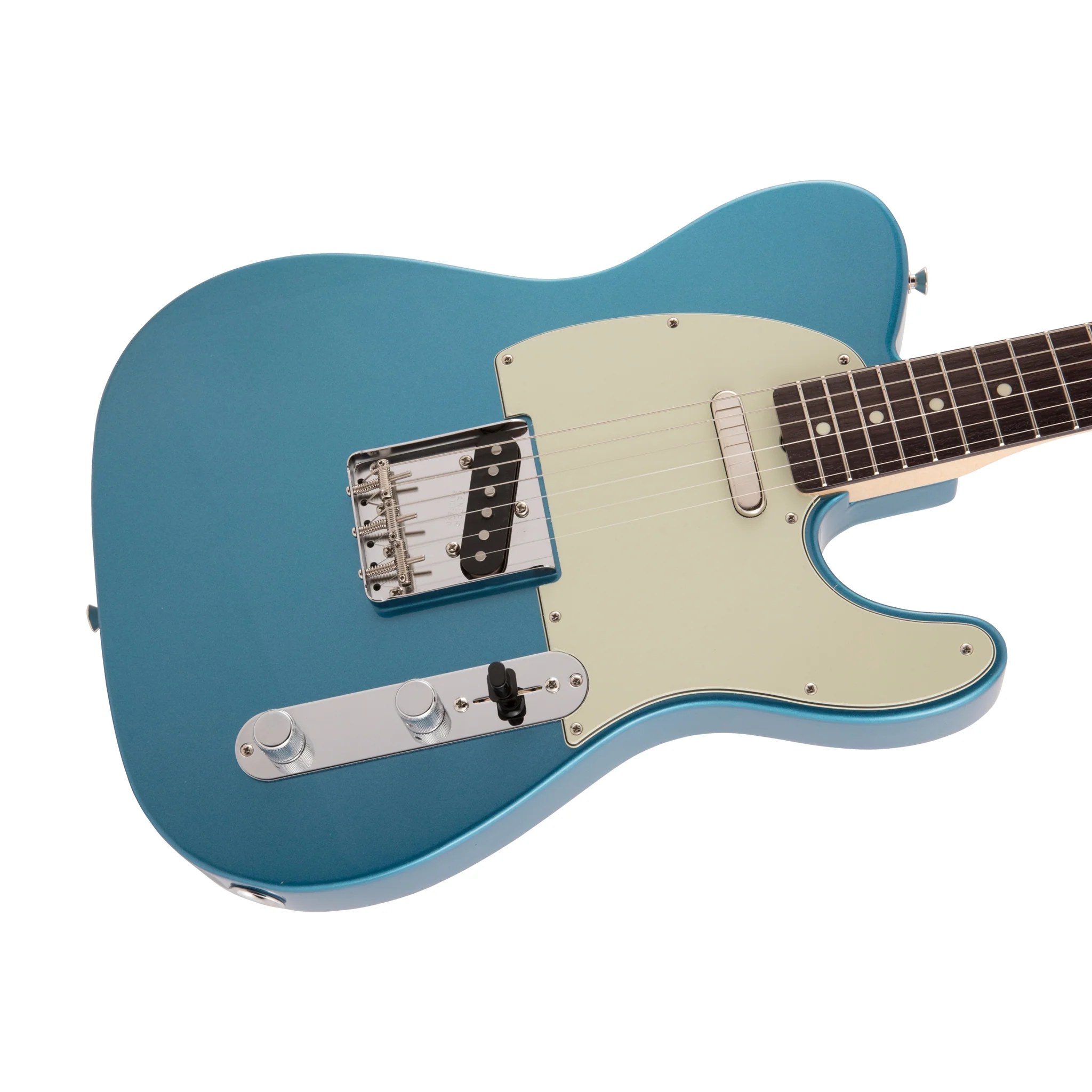Fender Japan Traditional II 60s Telecaster Electric Guitar, RW FB, Lake Placid Blue - Image 5