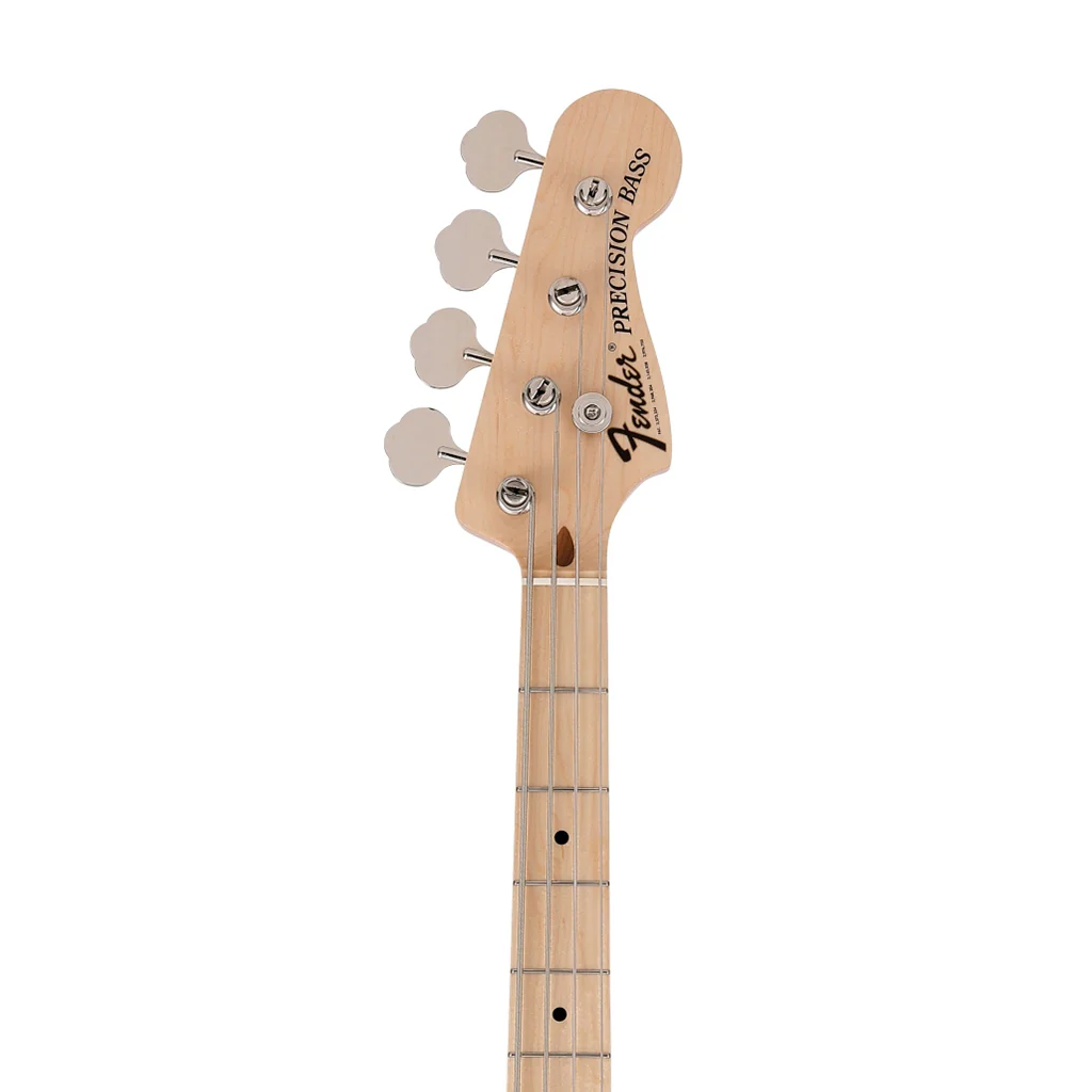 Fender Japan Traditional II 70s Precision Bass Guitar, Maple FB, Black - Image 6