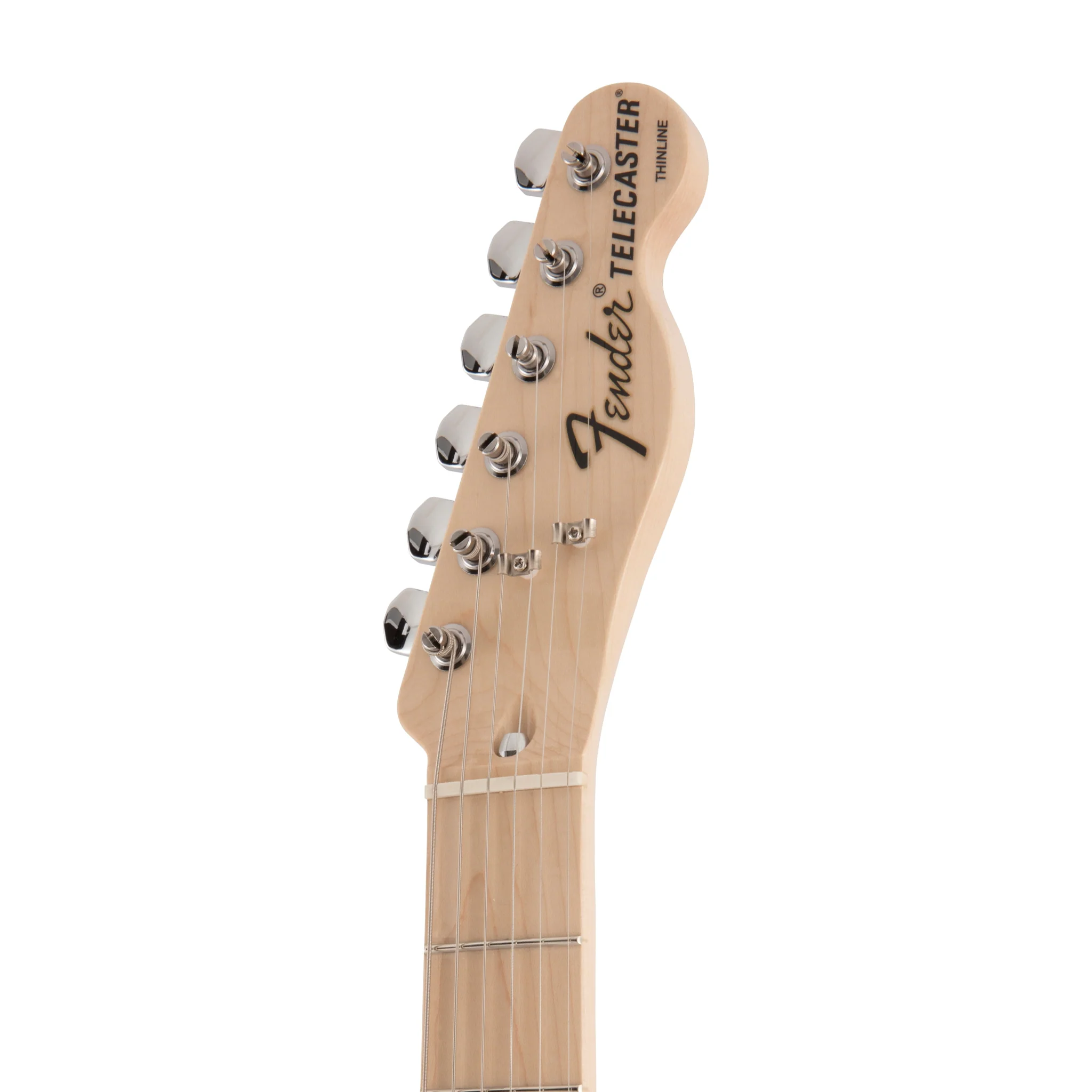 Fender Japan Traditional II 70s Telecaster Thinline Electric Guitar, Maple FB, Natural - Image 4