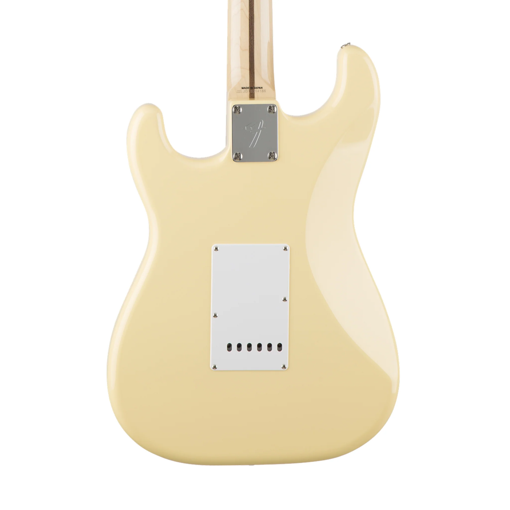 Fender Japan Yngwie Malmsteen Stratocaster Electric Guitar w/Gigbag, Yellow White - Image 4