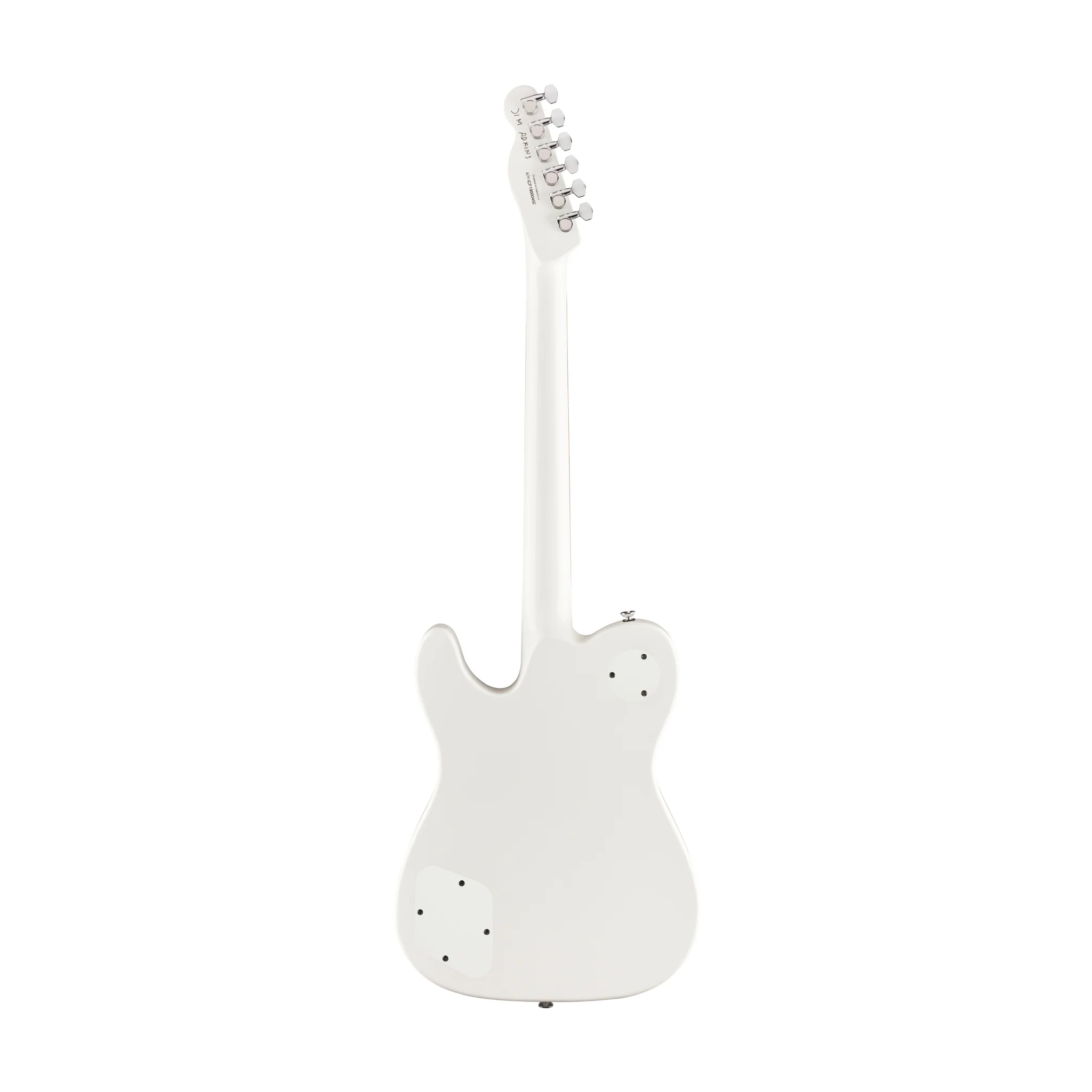 Fender Jim Adkins JA-90 Telecaster Thinline Electric Guitar, Laurel FB, Laurel White - Image 2