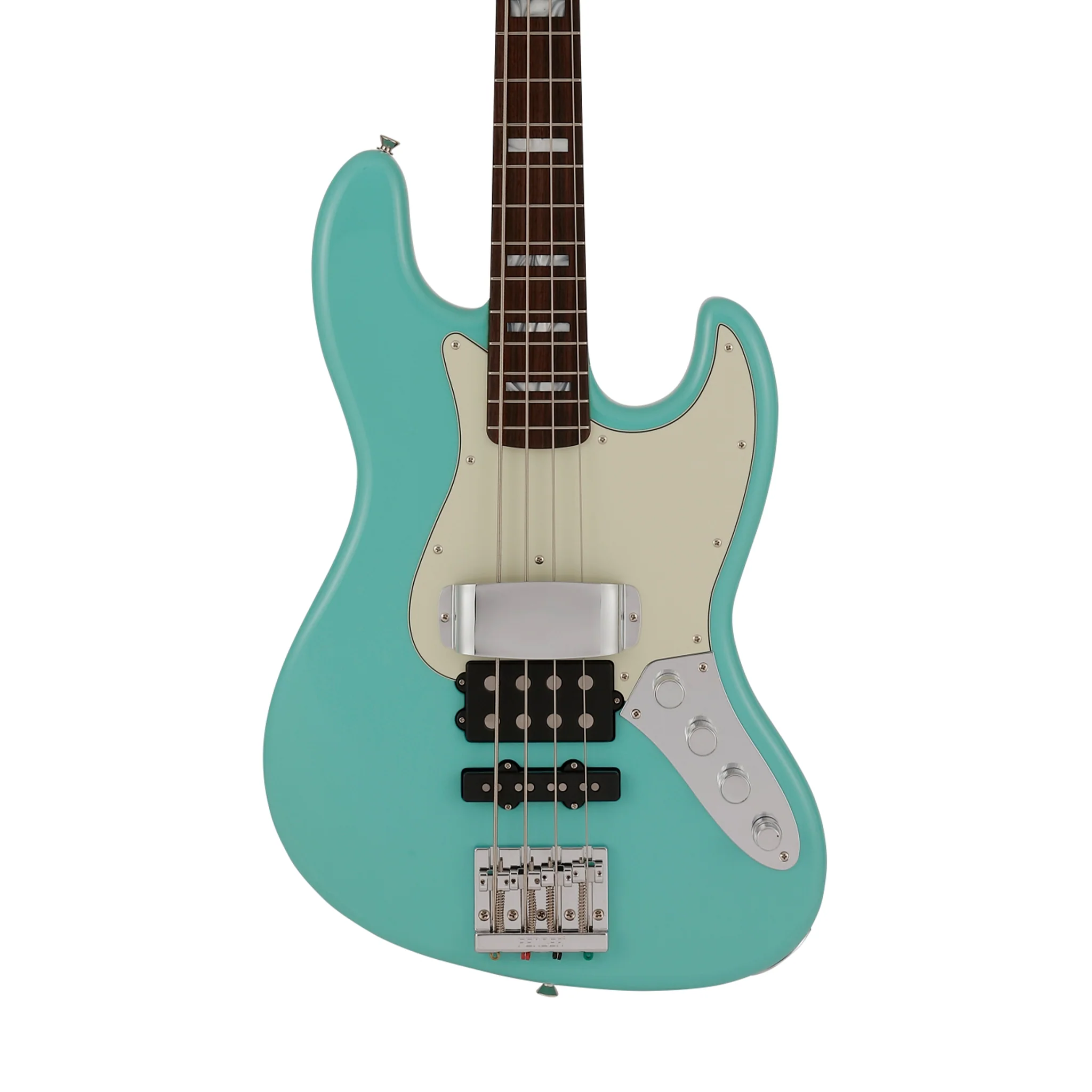 Fender JINO Jazz Bass Guitar, RW FB, Seafoam Green - Image 3