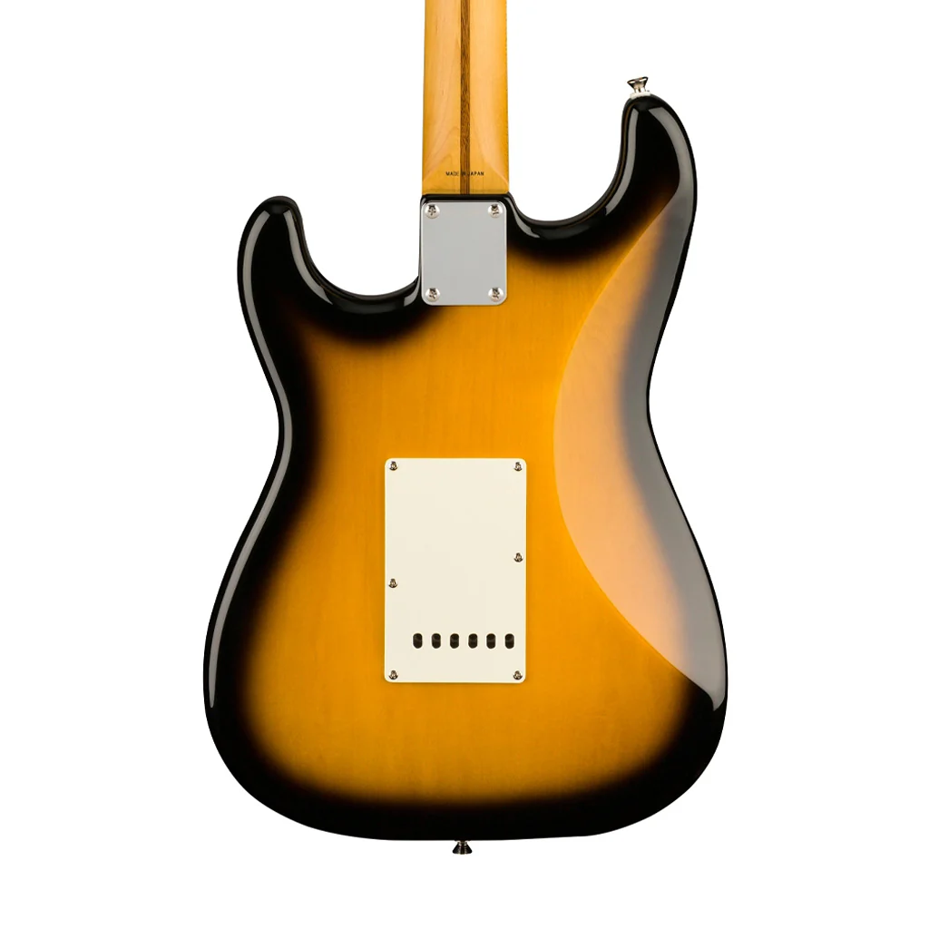 Fender JV Modified 50s Stratocaster HSS Electric Guitar, Maple FB, 2-Color Sunburst - Image 4