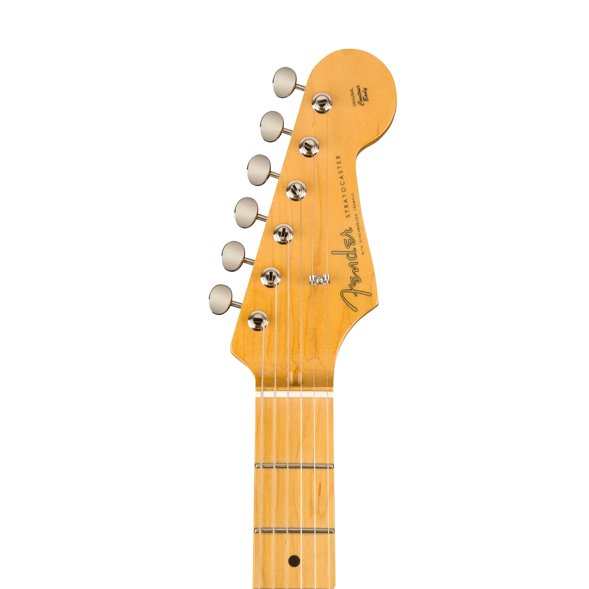 Fender JV Modified 50s Stratocaster HSS Electric Guitar, Maple FB, 2-Color Sunburst - Image 6