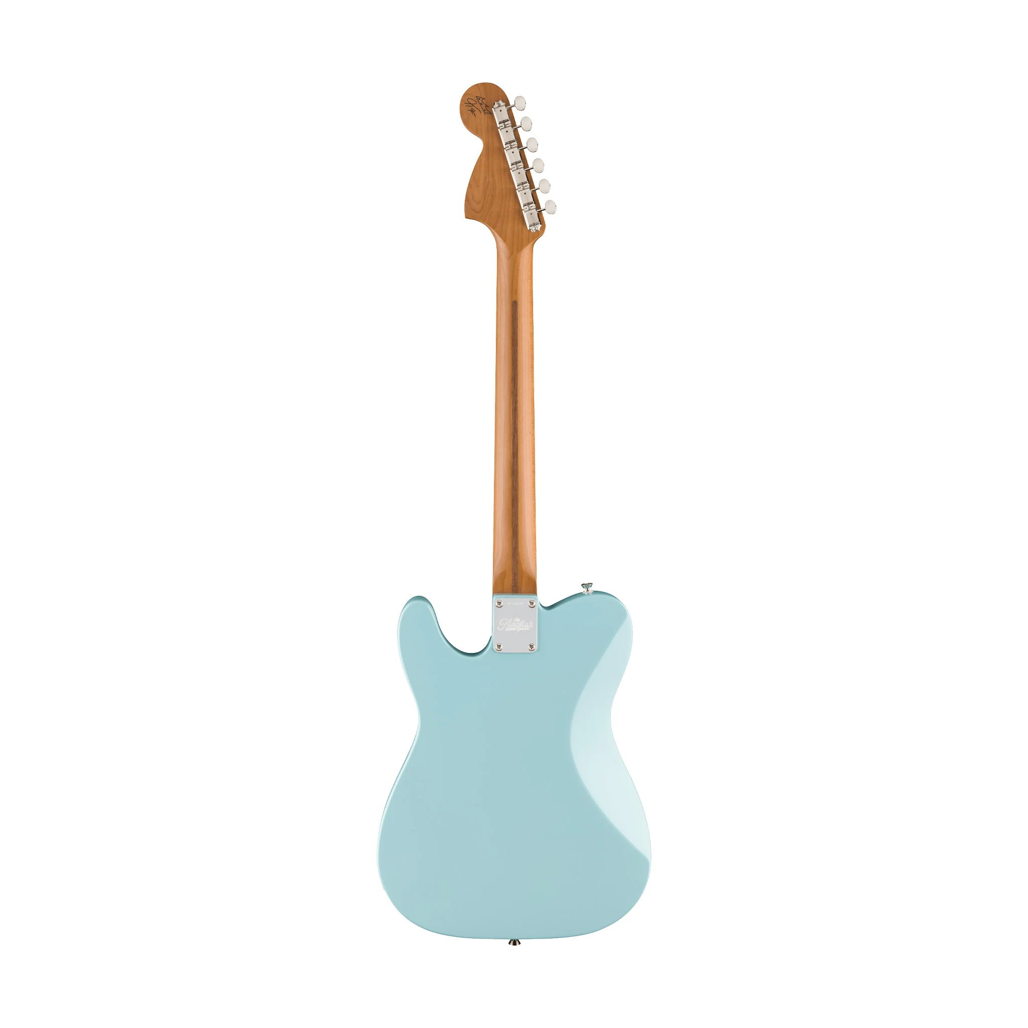 Fender Kingfish Delta Day Telecaster Deluxe Electric Guitar w/Case, RW FB, Daphne Blue - Image 2
