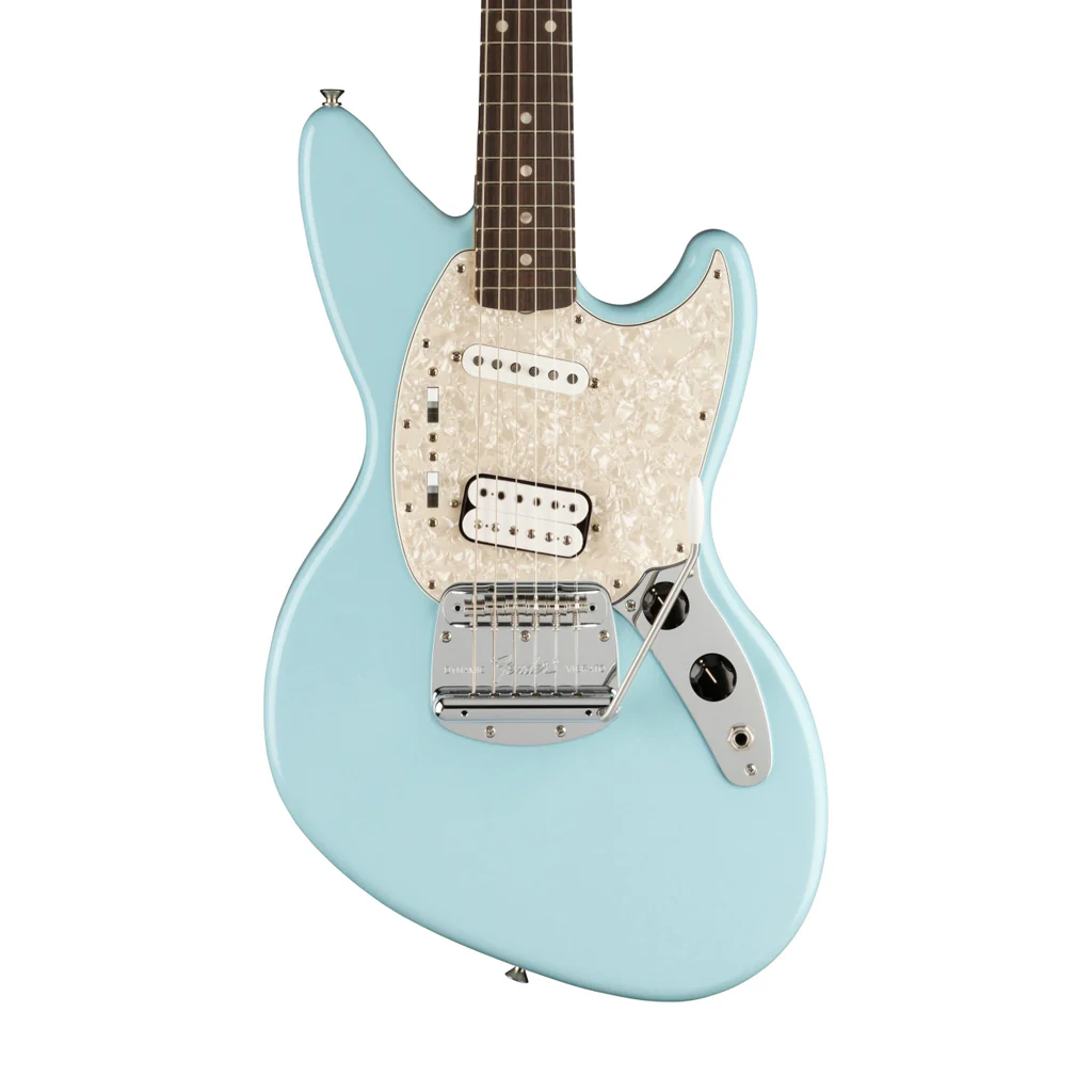 Fender Kurt Cobain Jag-Stang Electric Guitar, RW FB, Sonic Blue - Image 3