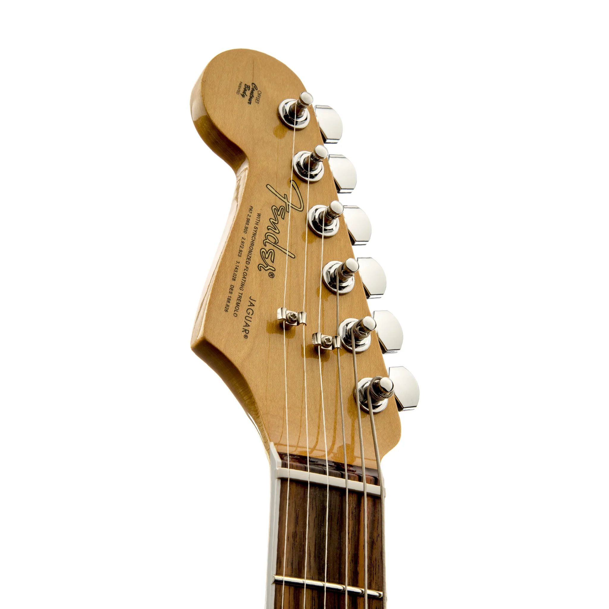 Fender Kurt Cobain Jaguar NOS Left-Handed Electric Guitar, RW FB, 3-Tone Sunburst - Image 4
