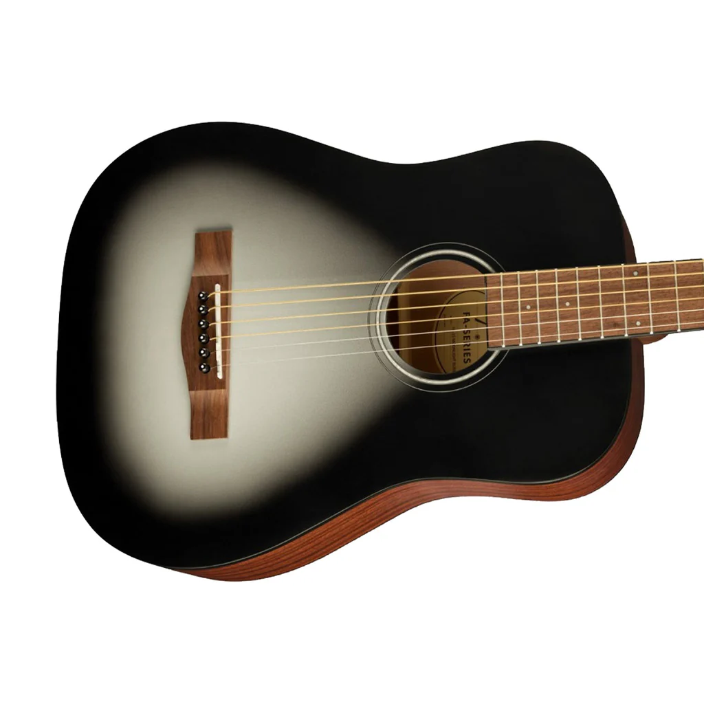 Fender Limited Edition FA-15 3/4 Size Steel String Acoustic Guitar w/ Gig Bag, Moonlight Burst - Image 8