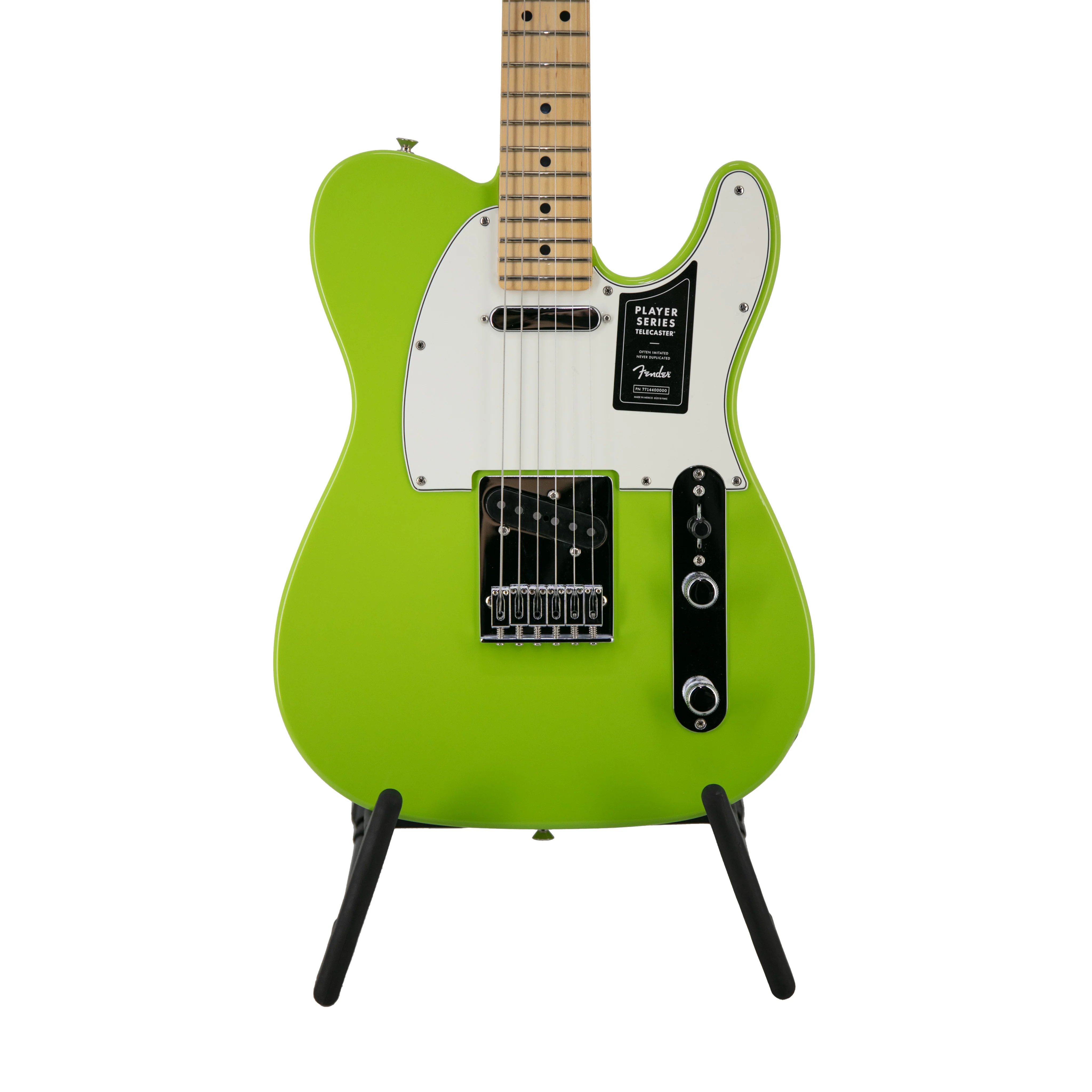 Fender Limited Edition Player Telecaster Electric Guitar, Maple FB, Electron Green - Image 3