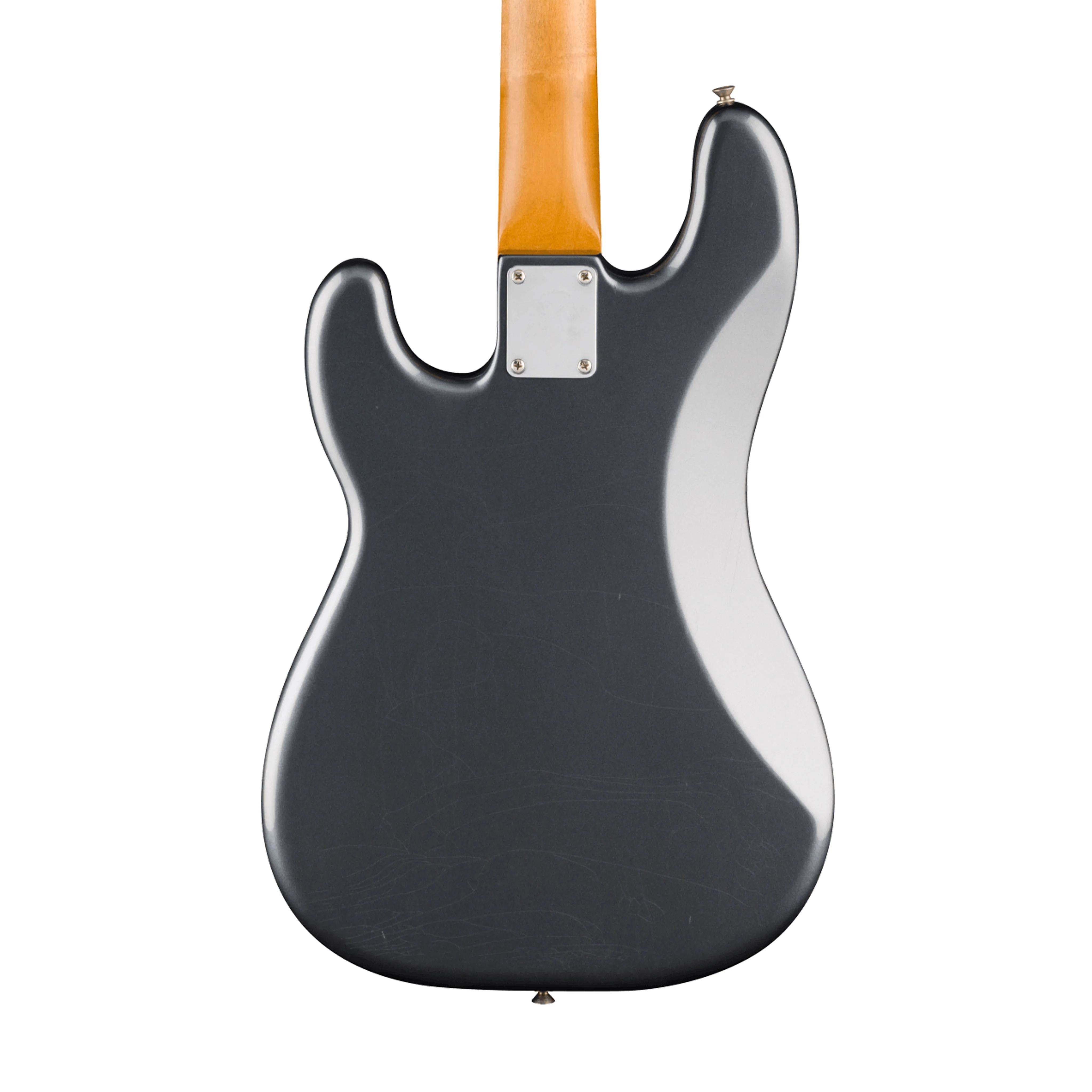 Fender Limited Edition Vintera II Roadworn 60s Precision Bass Guitar, RW FB, Charcoal Frost Metallic - Image 4