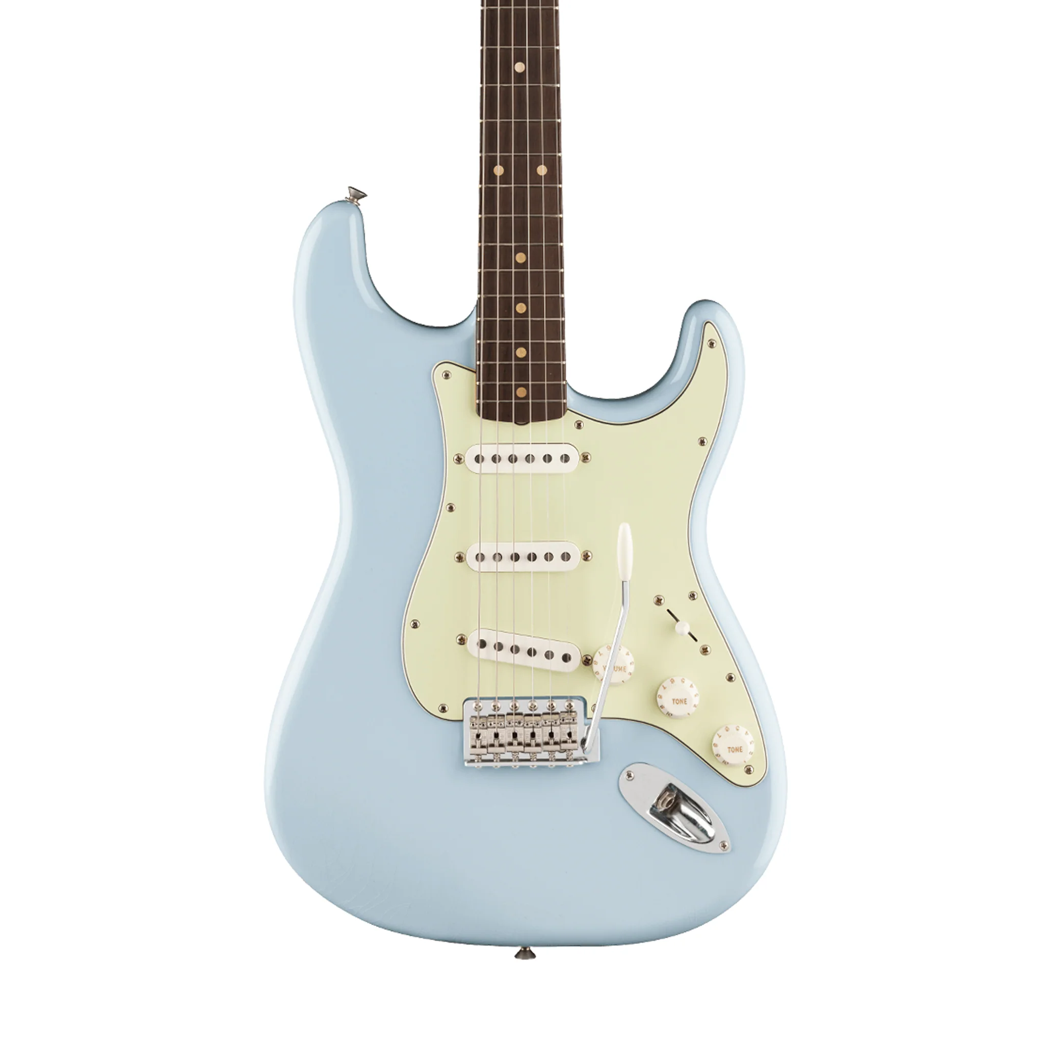 Fender Limited Edition Vintera II Roadworn 60s Stratocaster Electric Guitar, RW FB, Sonic Blue (B-Stock) - Image 3