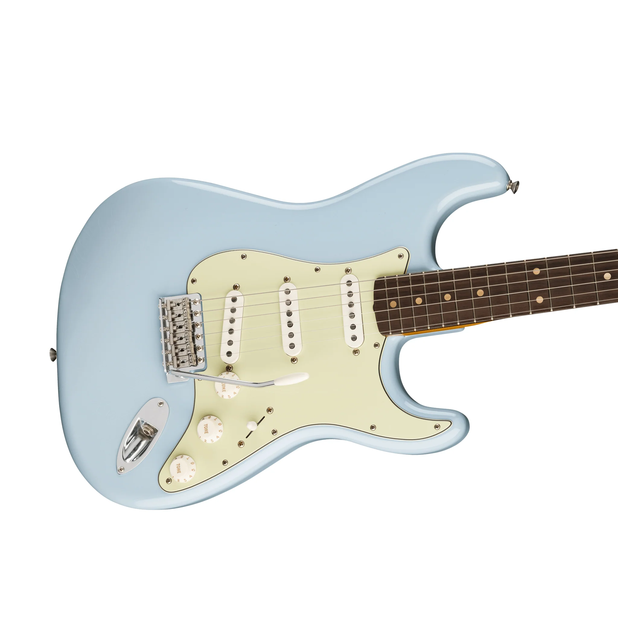 Fender Limited Edition Vintera II Roadworn 60s Stratocaster Electric Guitar, RW FB, Sonic Blue (B-Stock) - Image 5