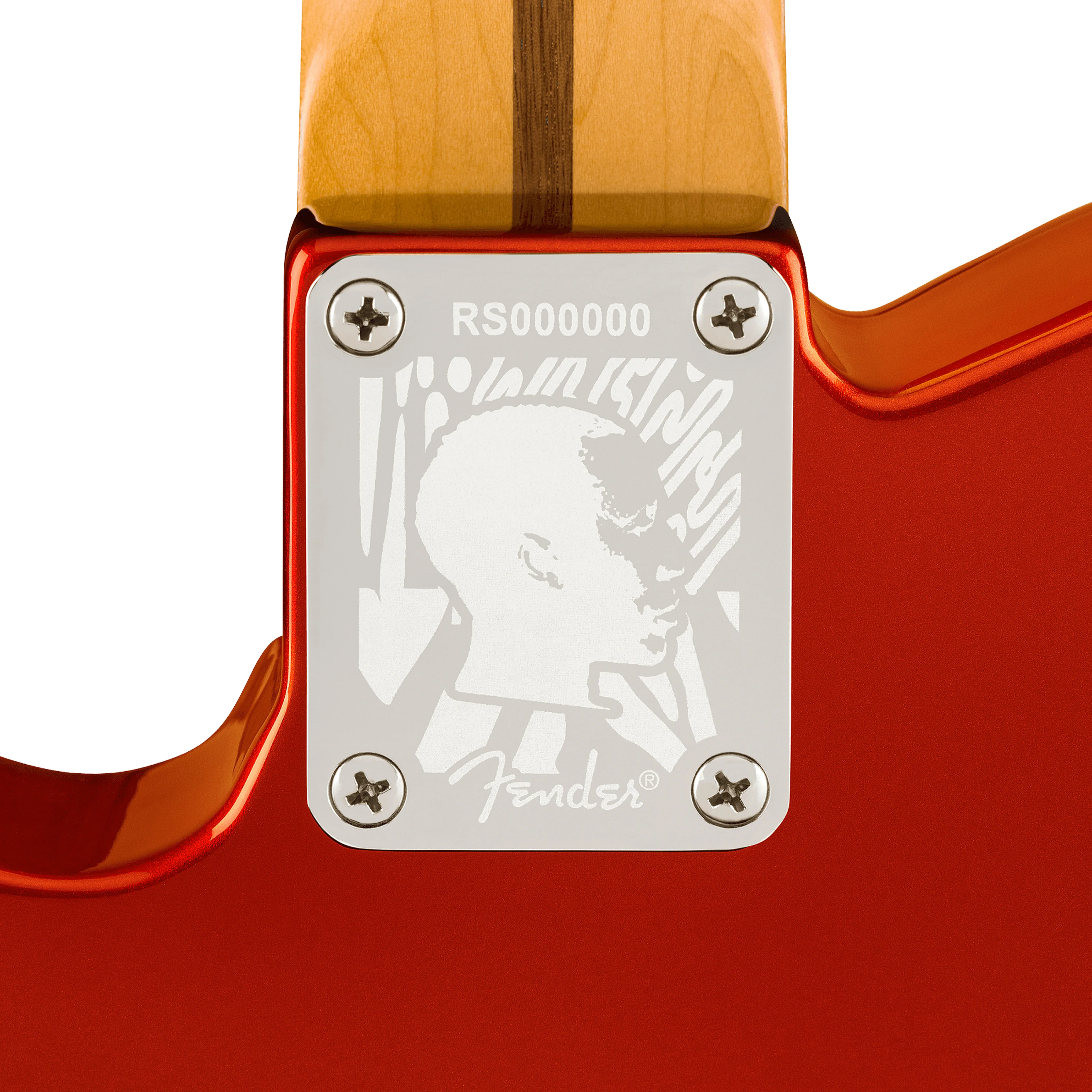 Fender Limited Raphael Saadiq Telecaster Electric Guitar, RW FB, Dark Metallic Red - Image 4