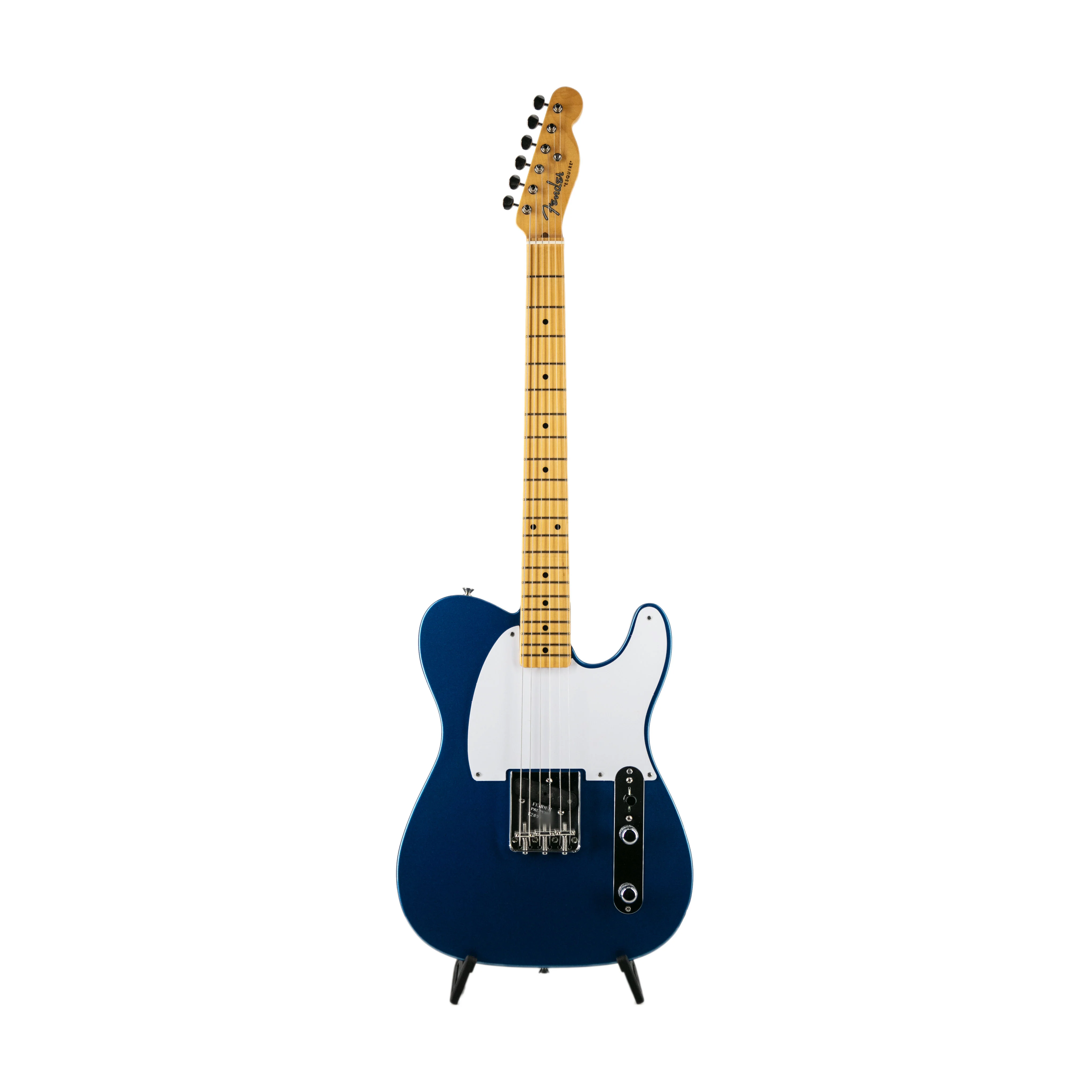 Fender Ltd Ed 70th Anniversary Esquire Electric Guitar, Maple FB, Lake Placid Blue, V209XXXX