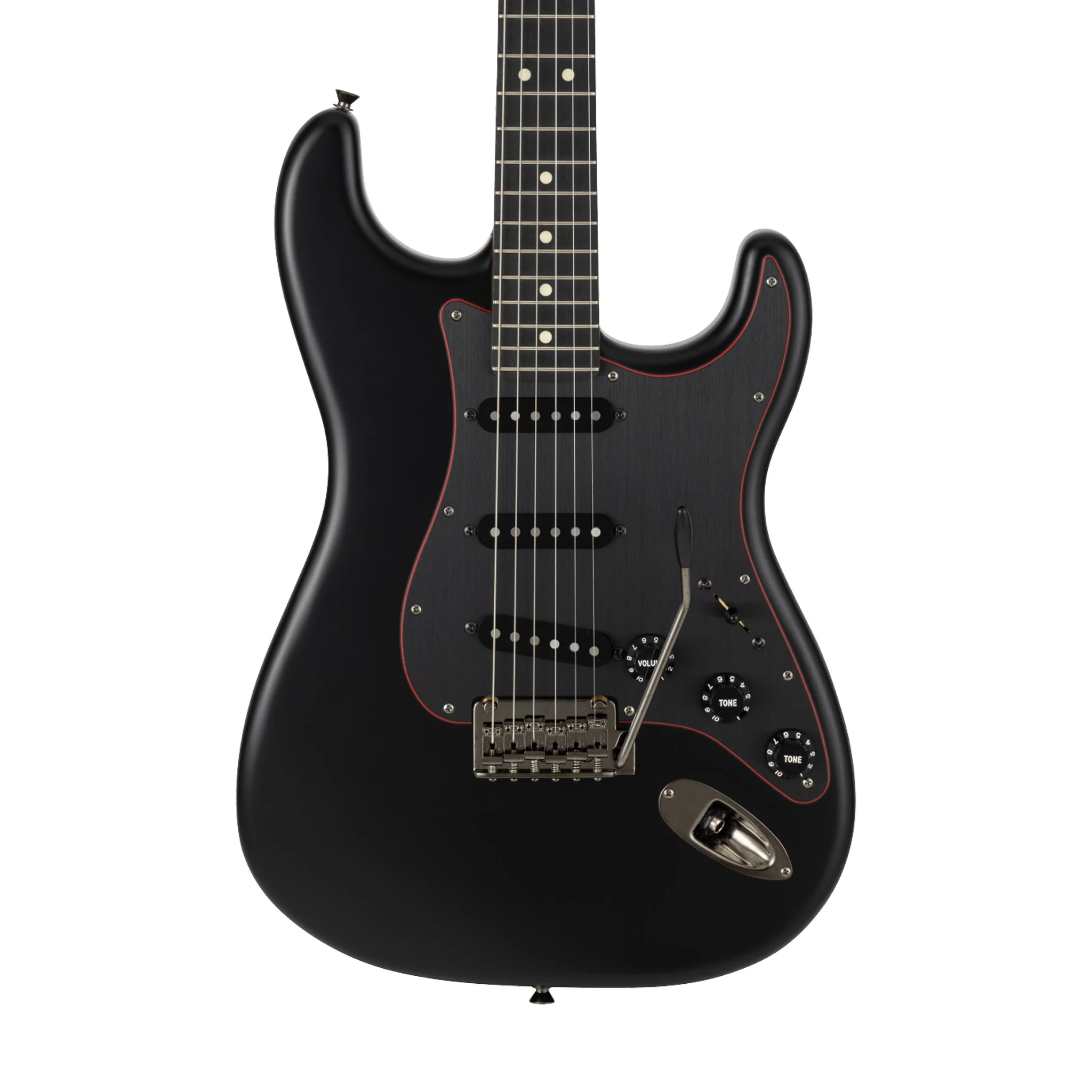 Fender MIJ Limited Stratocaster Electric Guitar, RW FB, Noir - Image 3