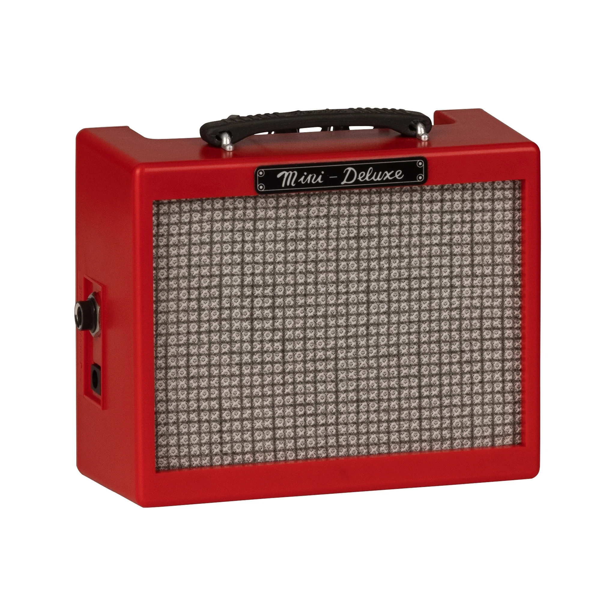 Fender Mini Deluxe Guitar Combo Amplifier, Red - Image 3