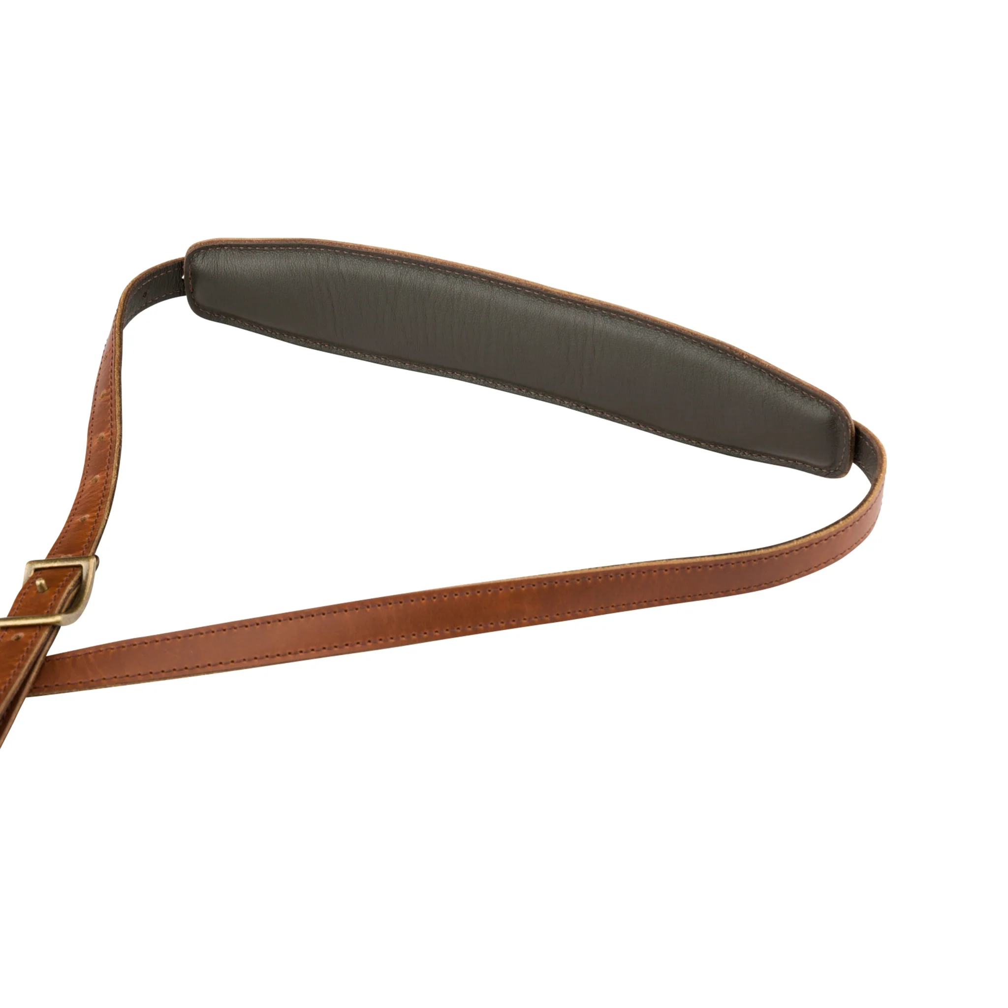 Fender Mustang Saddle Guitar Strap, Cognac - Image 3