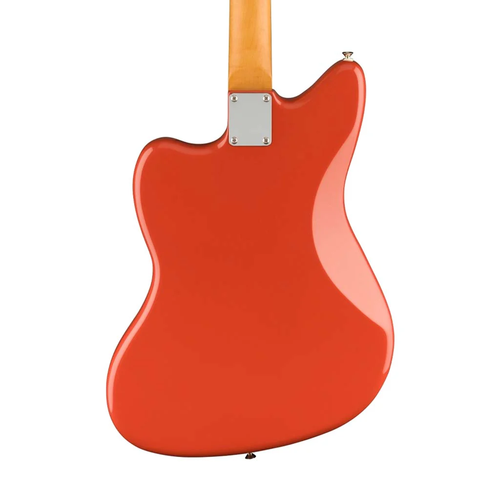 Fender Noventa Jazzmaster Electric Guitar, Maple FB, Fiesta Red - Image 4