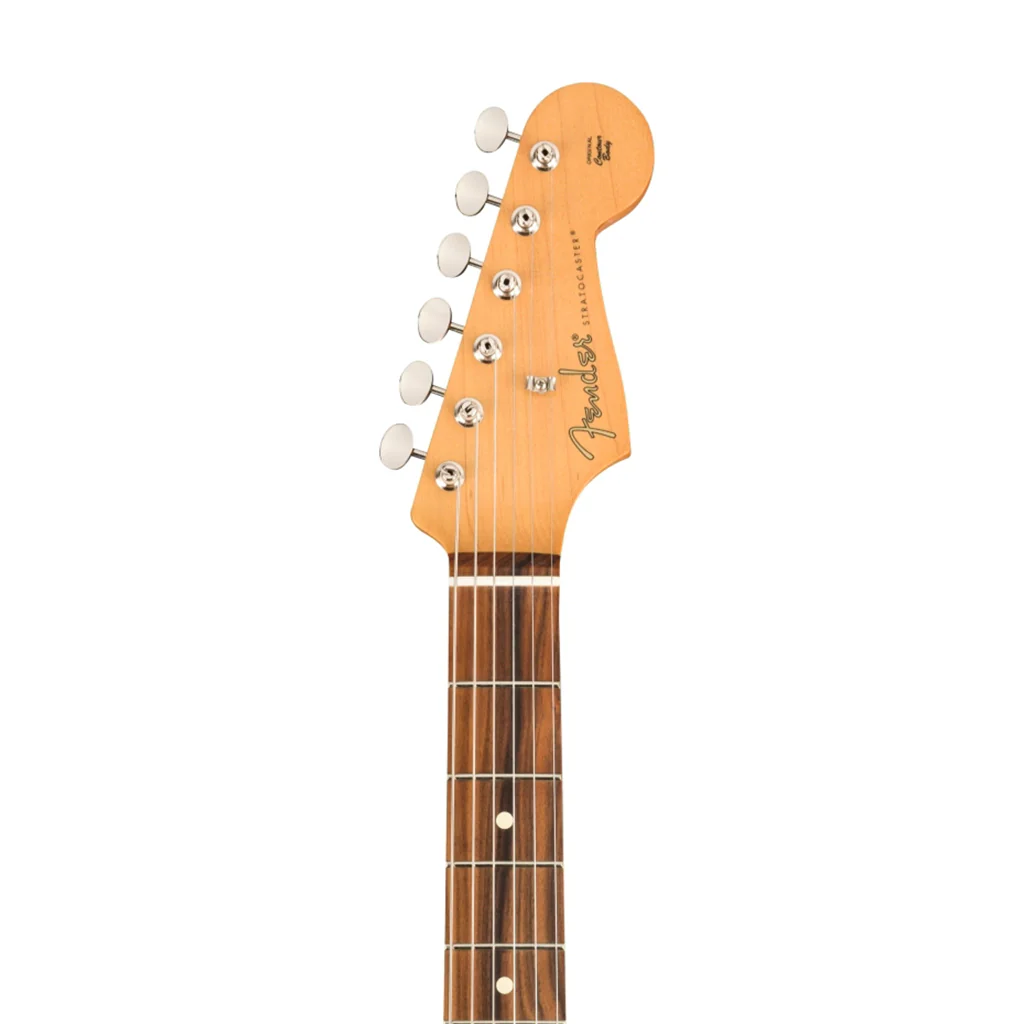 Fender Noventa Stratocaster Electric Guitar, PF FB, Crimson Red Transparent - Image 6