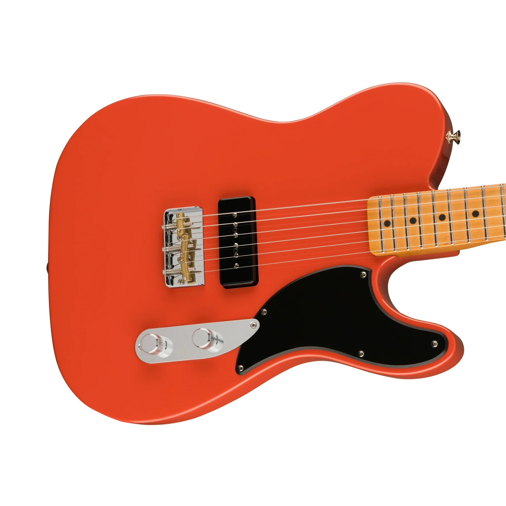 Fender Noventa Telecaster Electric Guitar, Maple FB, Fiesta Red - Image 5