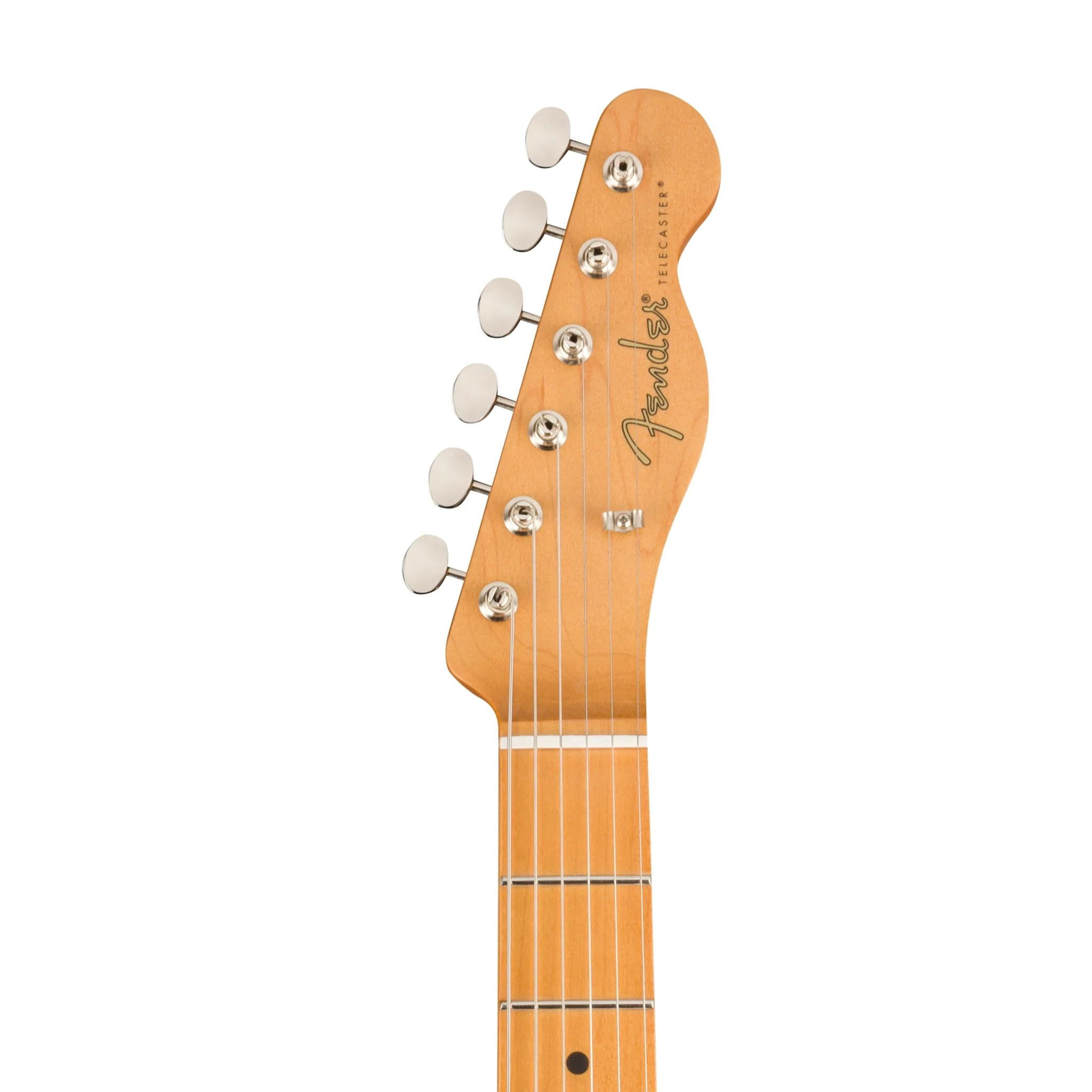 Fender Noventa Telecaster Electric Guitar, Maple FB, Fiesta Red - Image 6